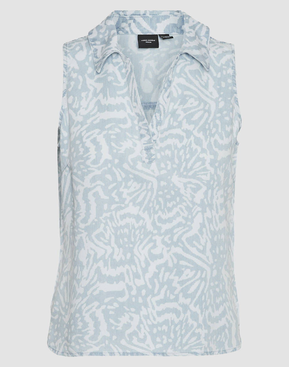 VERO MODA VMHARPER SL COLLAR SHORT TOP GA