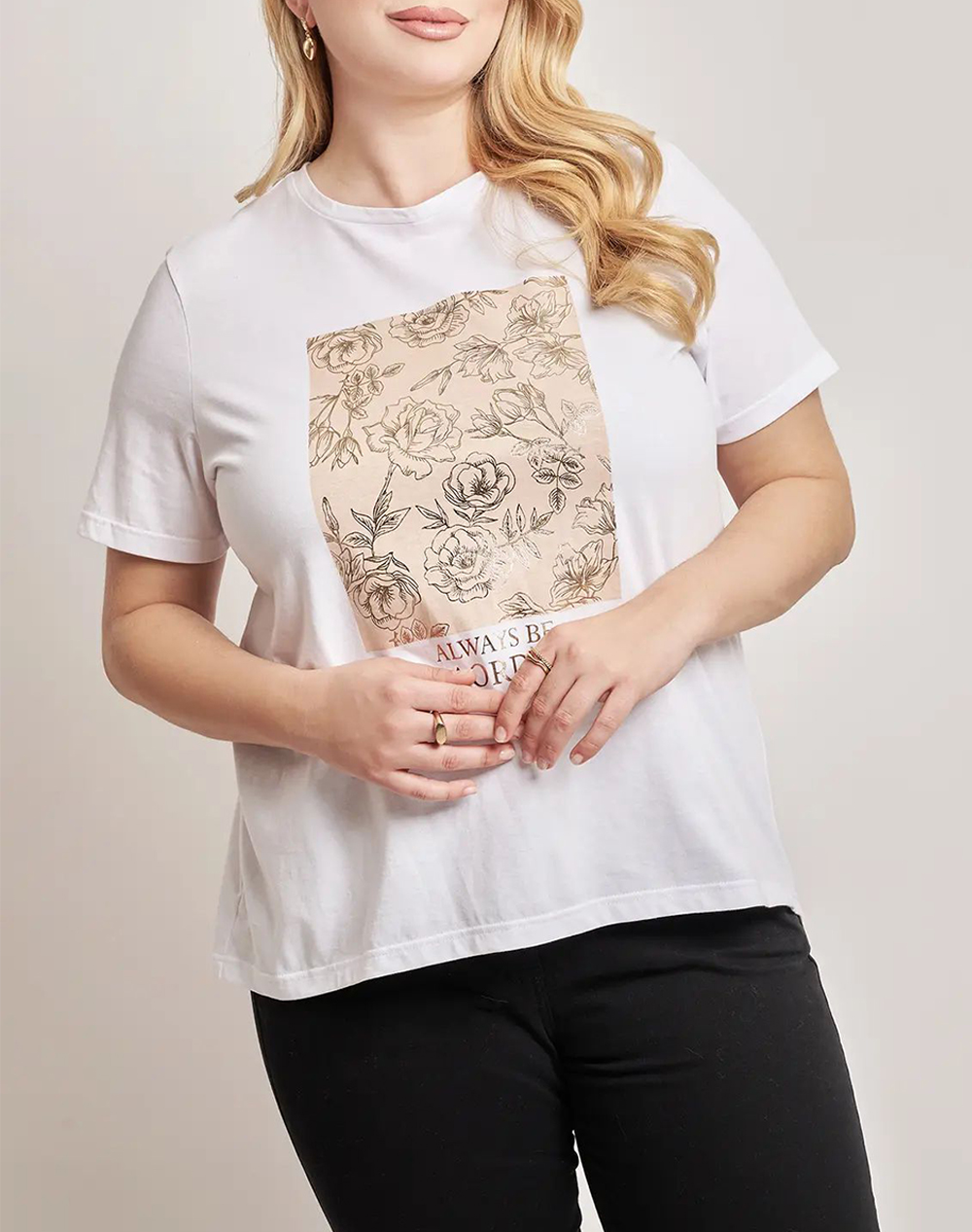 PARABITA T-shirt cu model tiparit