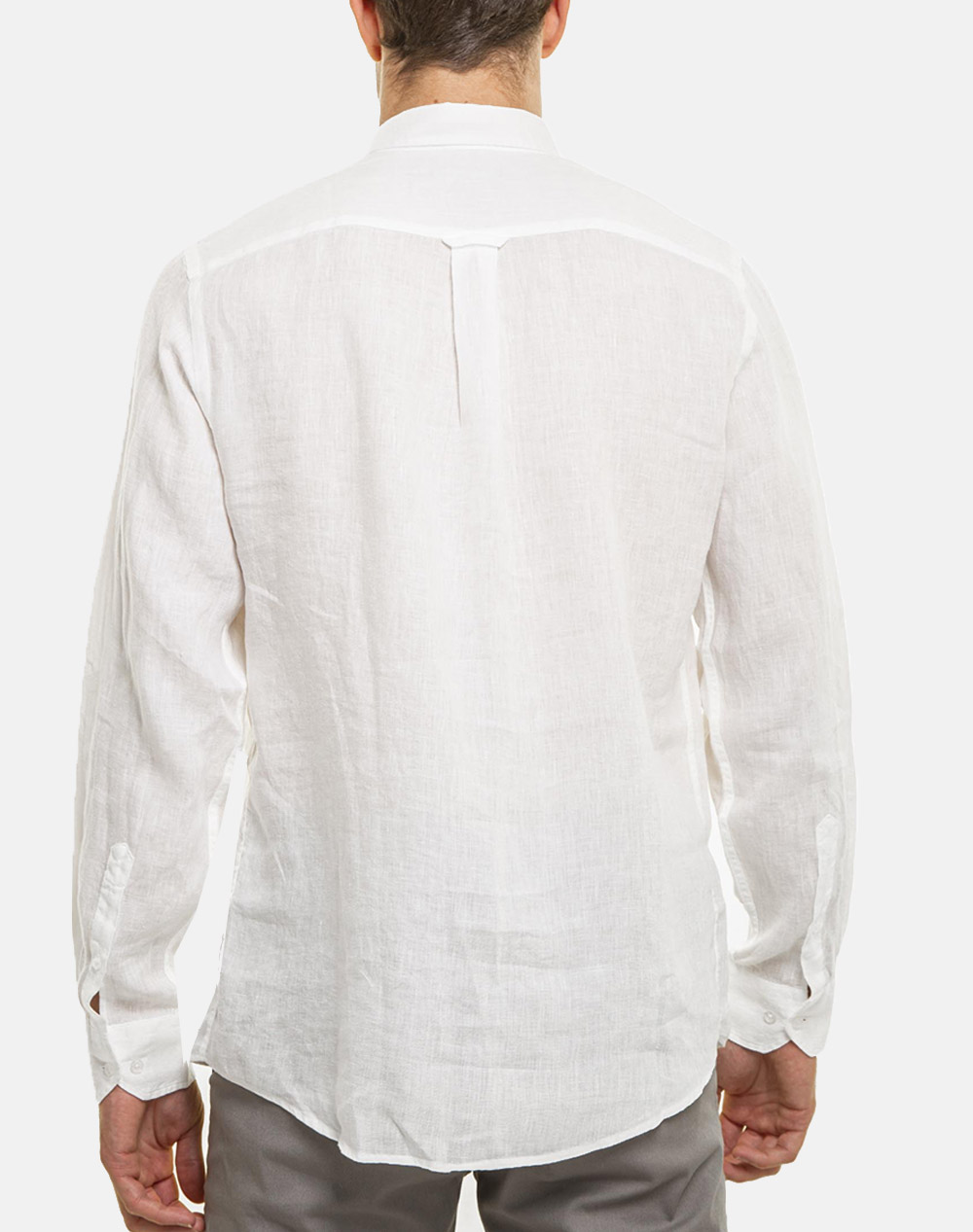 THE BOSTONIANS CAMASA IN REGULAR FIT Plain LINEN Button-down Regular Fit