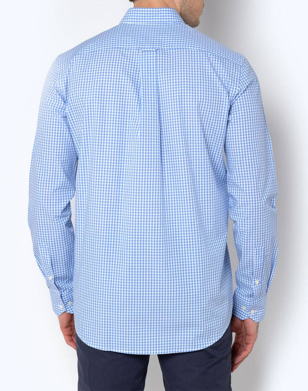 THE BOSTONIANS CAMASA MAVERICK POPLIN REGULAR FIT MedCheck POPLIN Button-down Regular Fit