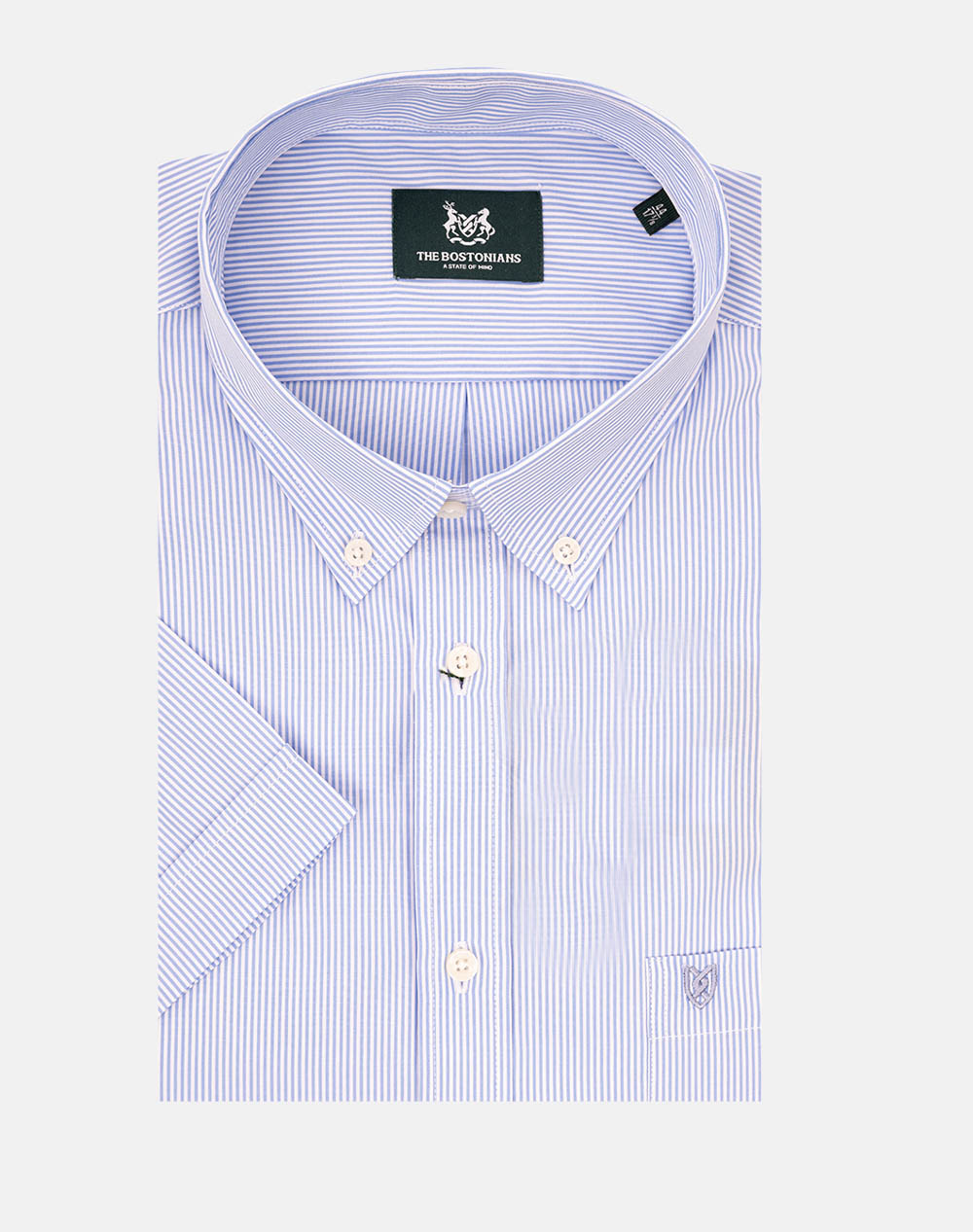 THE BOSTONIANS CAMASA ACORN POPLIN REGULAR FIT Stripe POPLIN Button-down Regular Fit