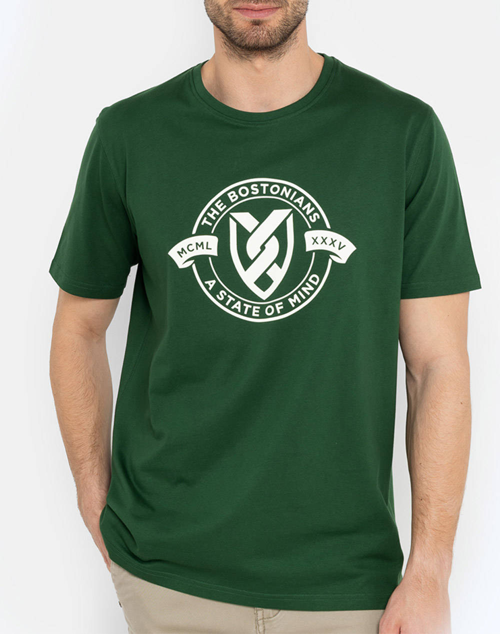 THE BOSTONIANS BLUZA T-SHIRT ALL HAIL LOGO REGULAR