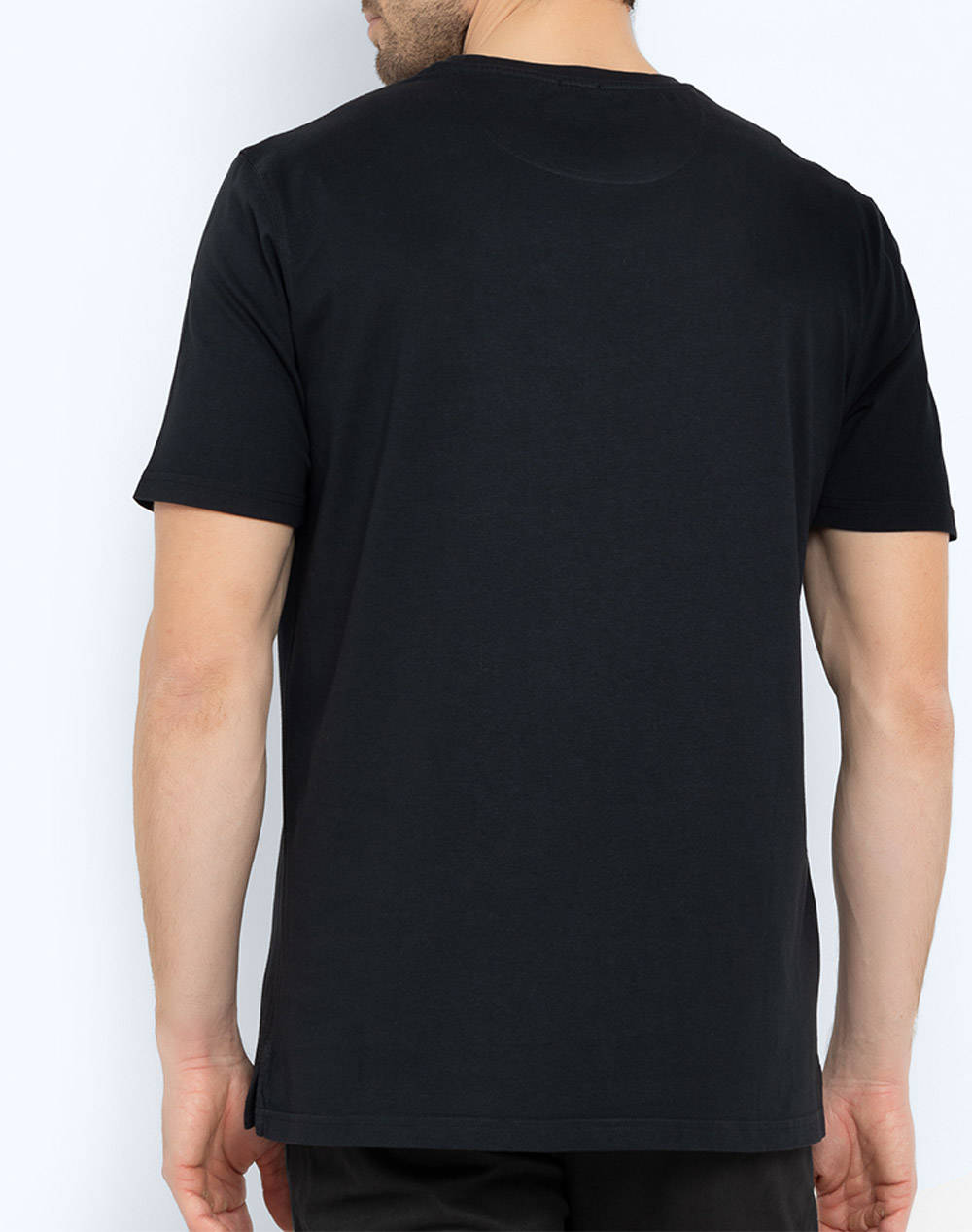 THE BOSTONIANS BLUZA T-SHIRT TWO-TONE LOGO REGULAR