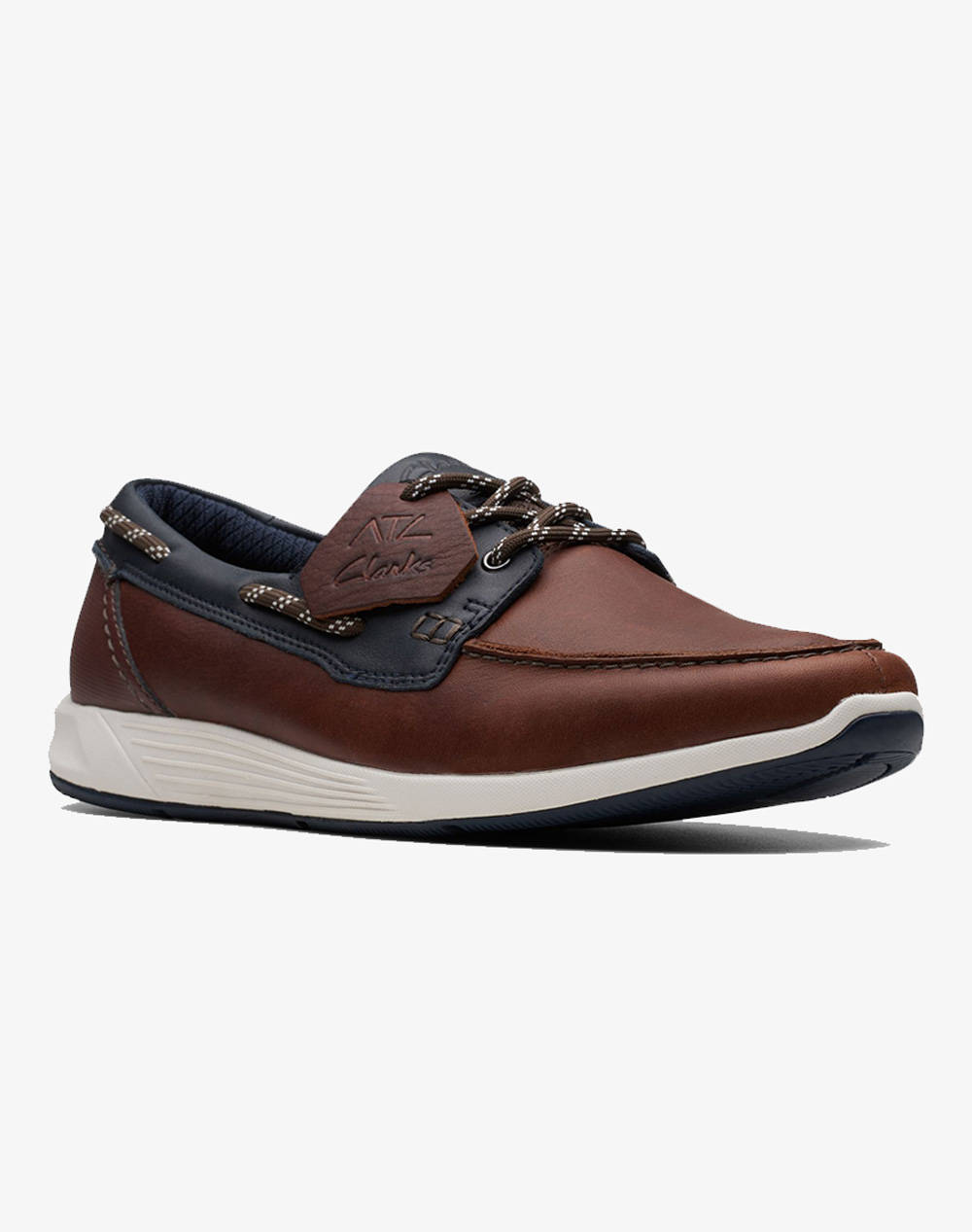 CLARKS ATL Sail Go Navy/Tan