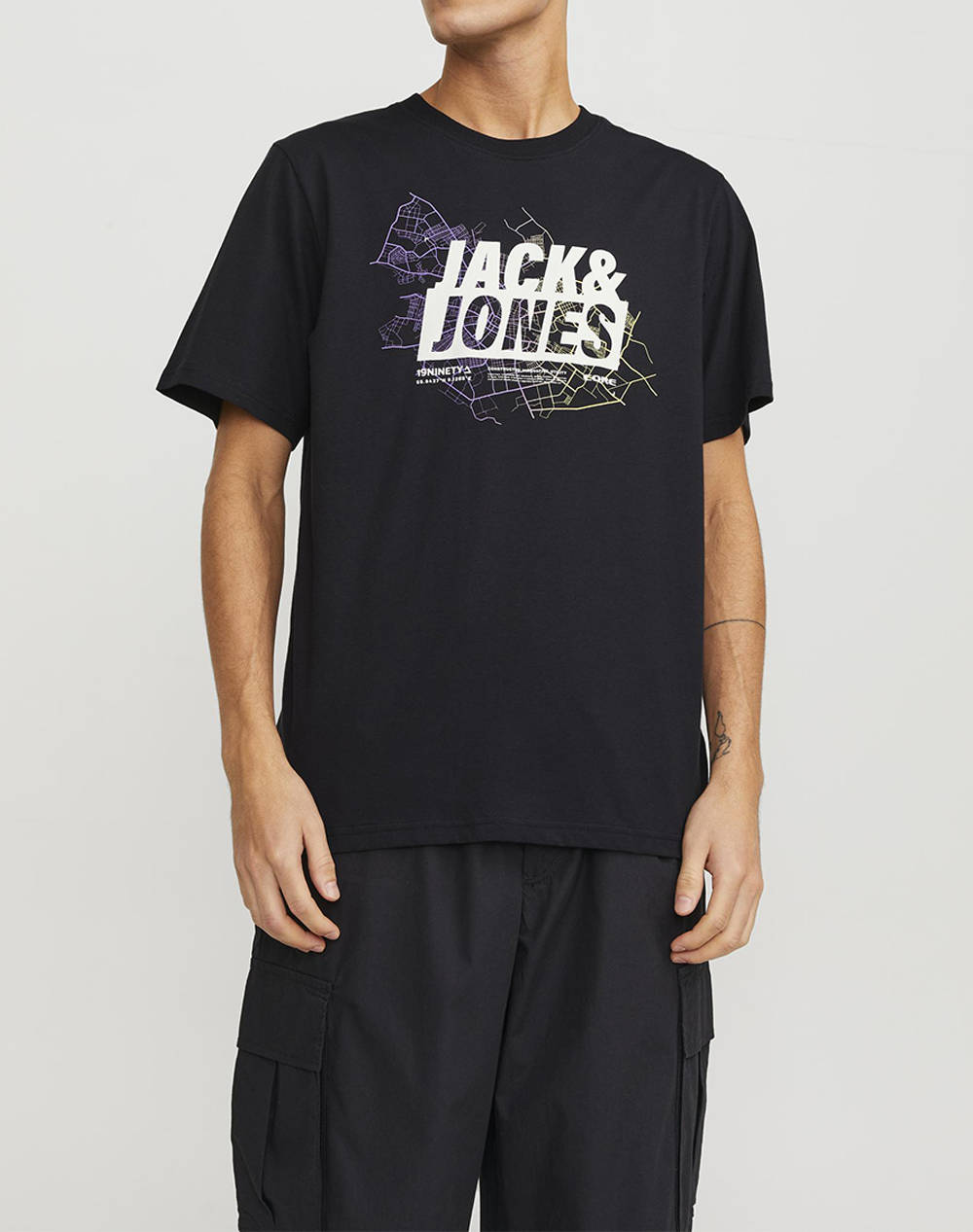 JACK&JONES JCOMAP LOGO TEE SS CREW NECK SN