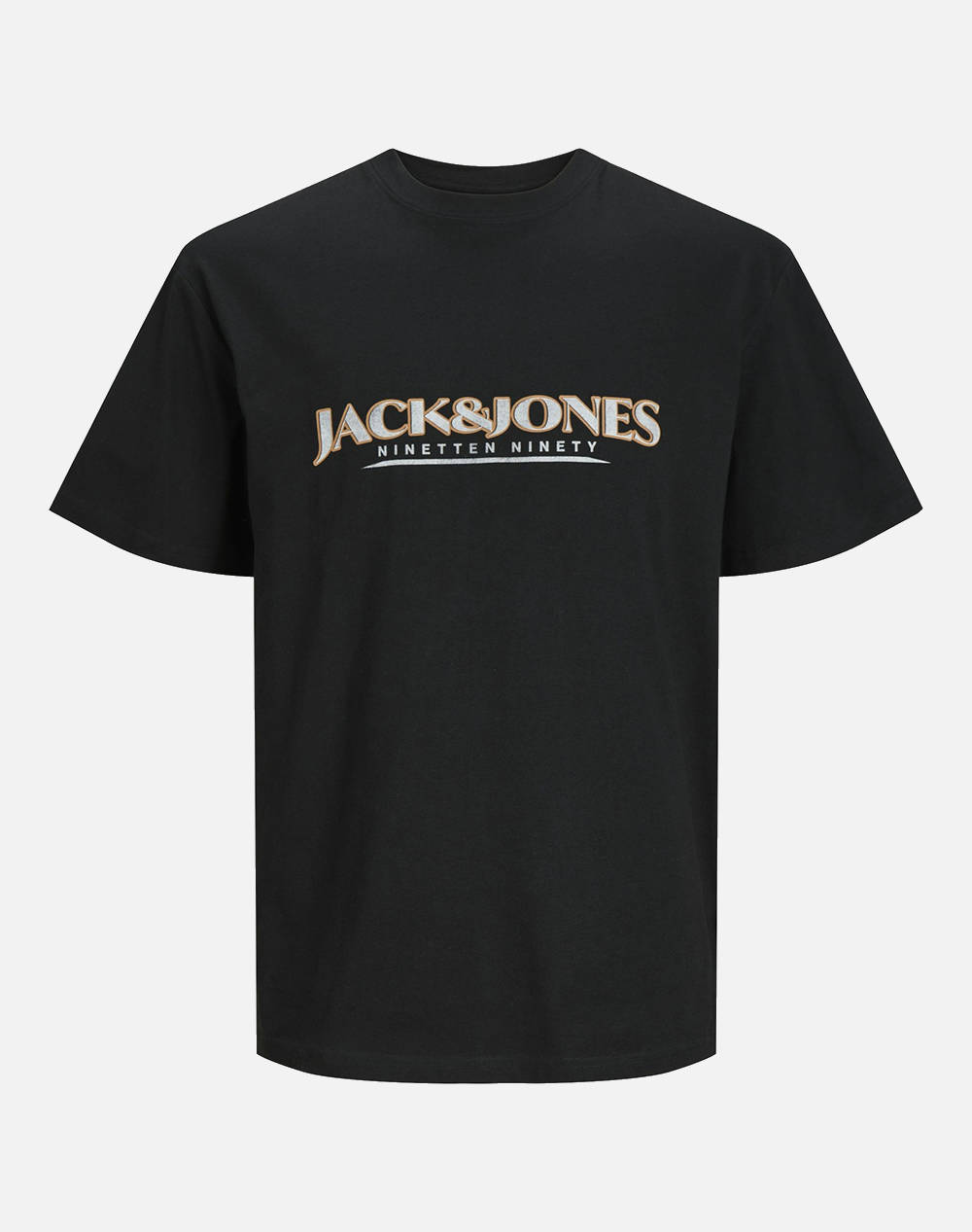 JACK&JONES JORGRAND BRANDING TEE SS CREW NECK BLK