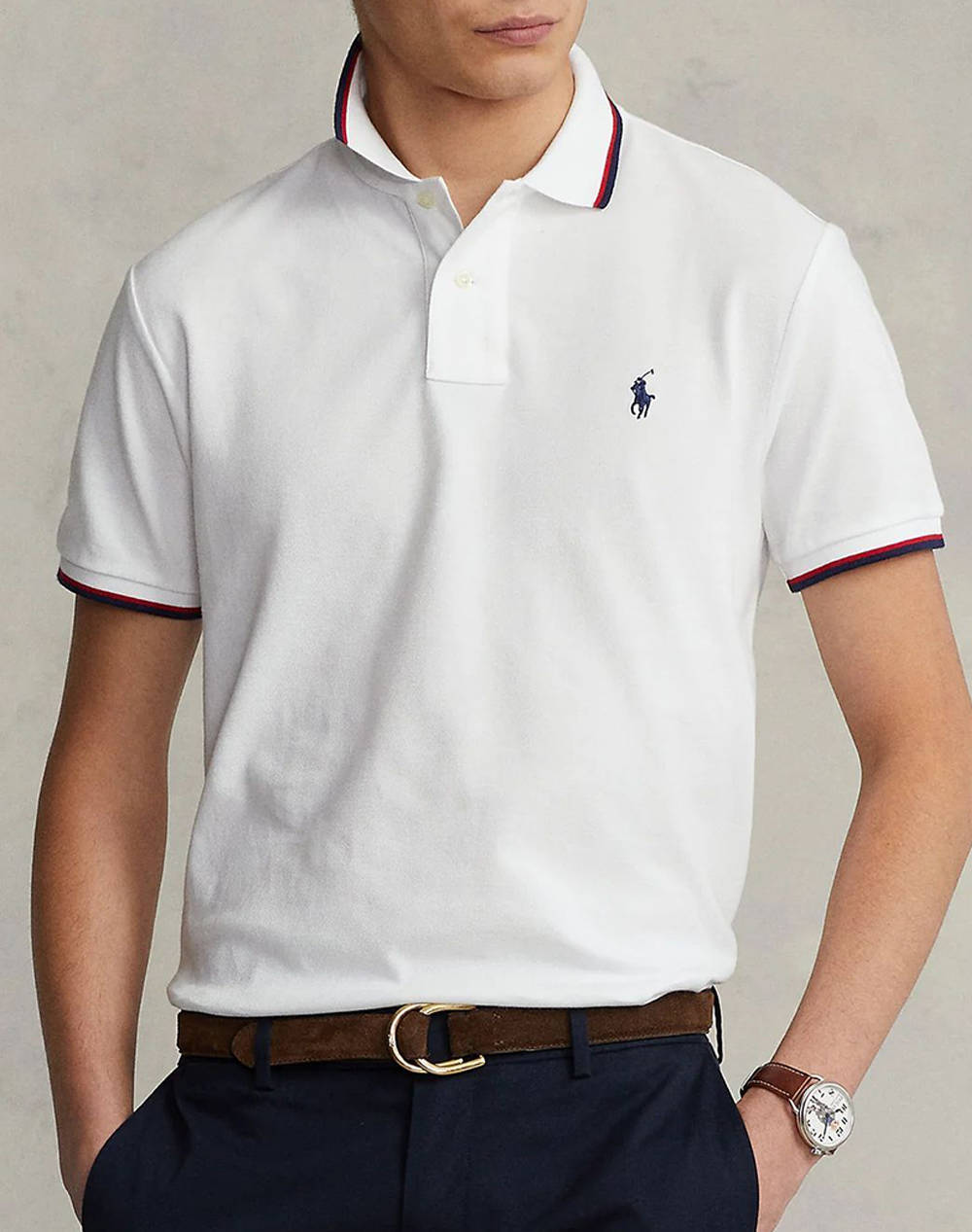 RALPH LAUREN SSKCCMSLMM1-SHORT SLEEVE-POLO SHIRT