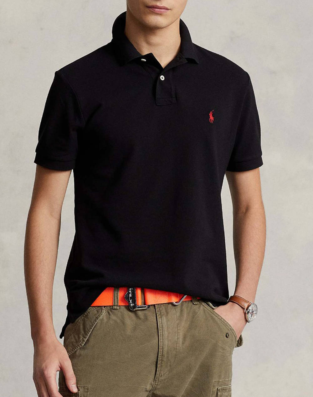 RALPH LAUREN SSKCSLIM1-SHORT SLEEVE-KNIT