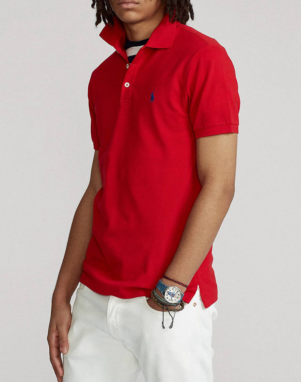 RALPH LAUREN SSKCSLIM1-SHORT SLEEVE-KNIT