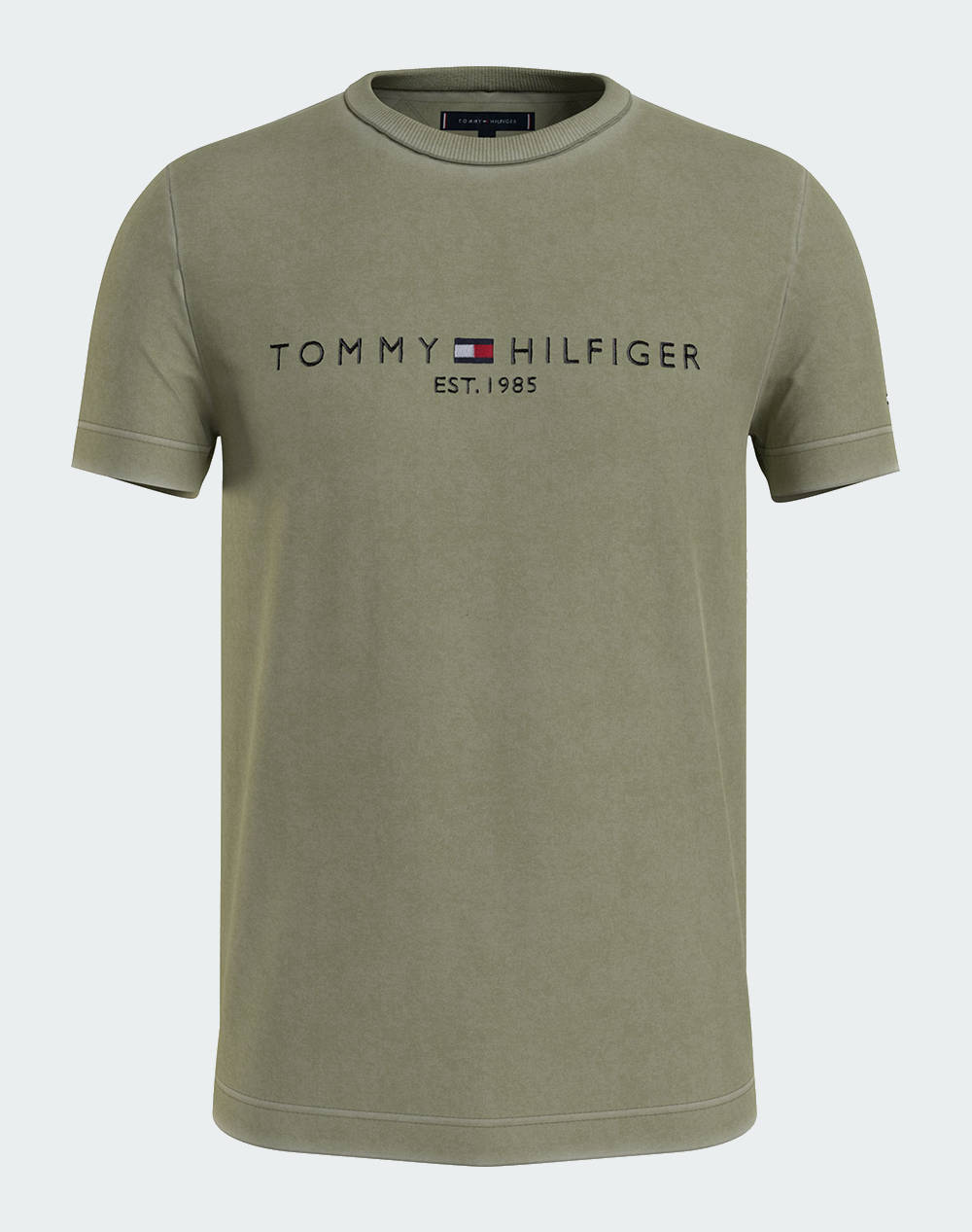 TOMMY HILFIGER GARMENT DYE TOMMY LOGO TEE