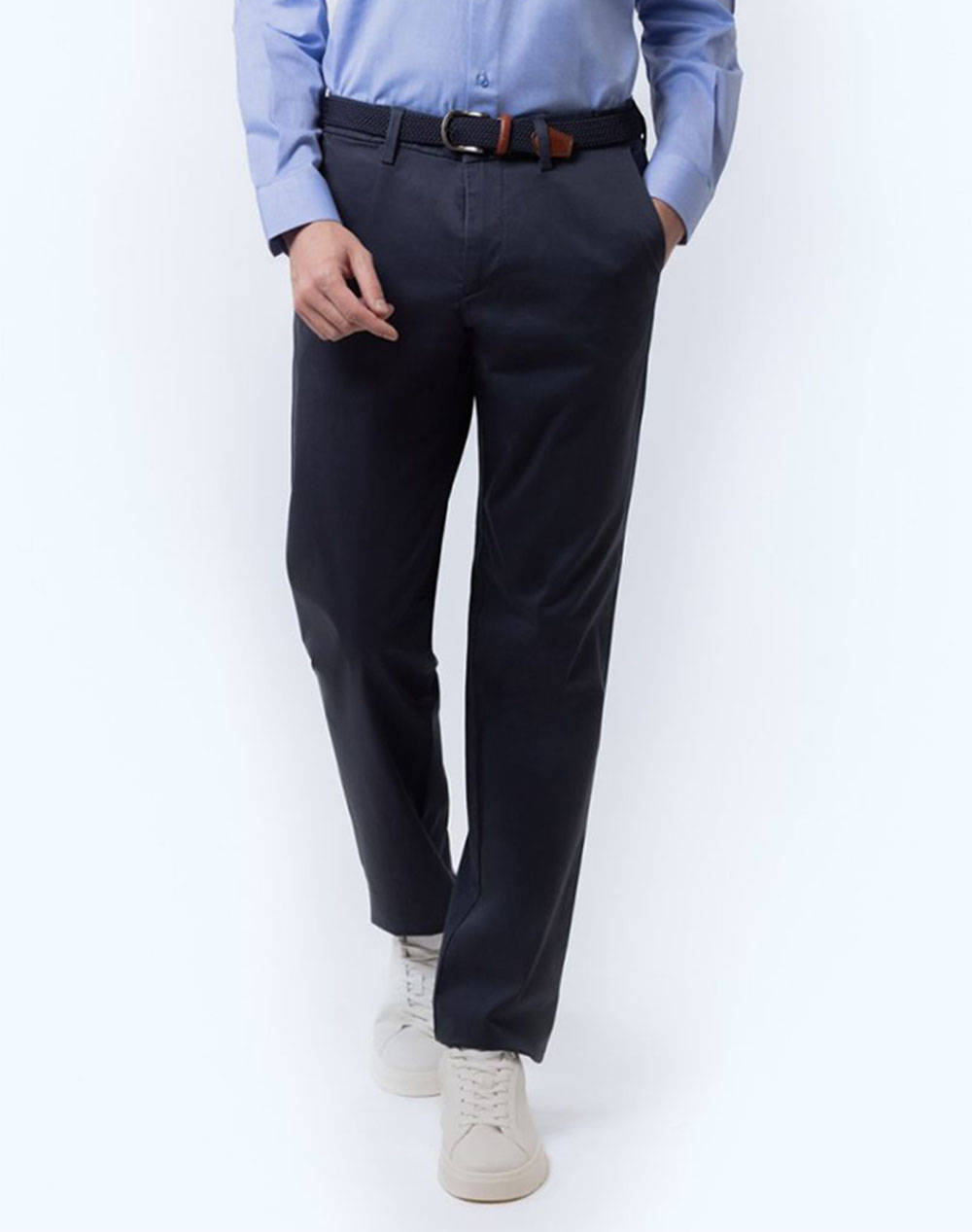 THE BOSTONIANS PANTALONI CHINOS CAPARTINA SATIN REGULAR