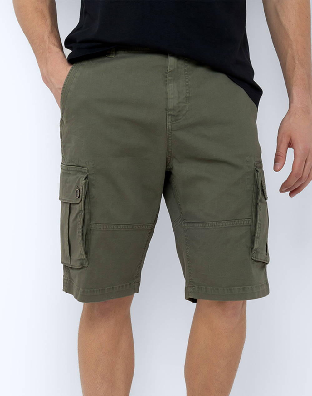 THE BOSTONIANS PANTALONI SCURTI CARGO REGULAR FIT