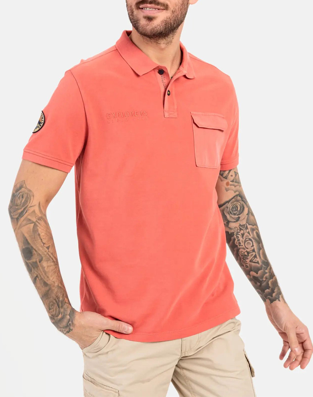 CAMEL ACTIVE Polo K.M. + pocket