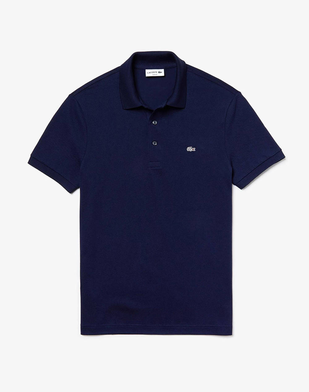 LACOSTE BLUZA SHORT SLEEVED RIBBED COLLAR SHIRT