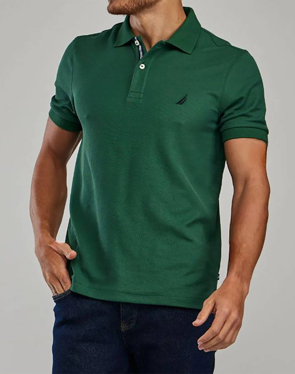 NAUTICA BLUZA POLO SS FCA CLASSIC FIT DECK POLO