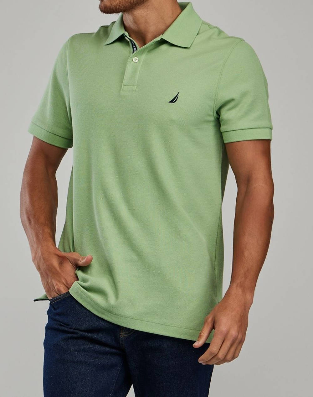 NAUTICA BLUZA POLO SS FCA CLASSIC FIT DECK POLO