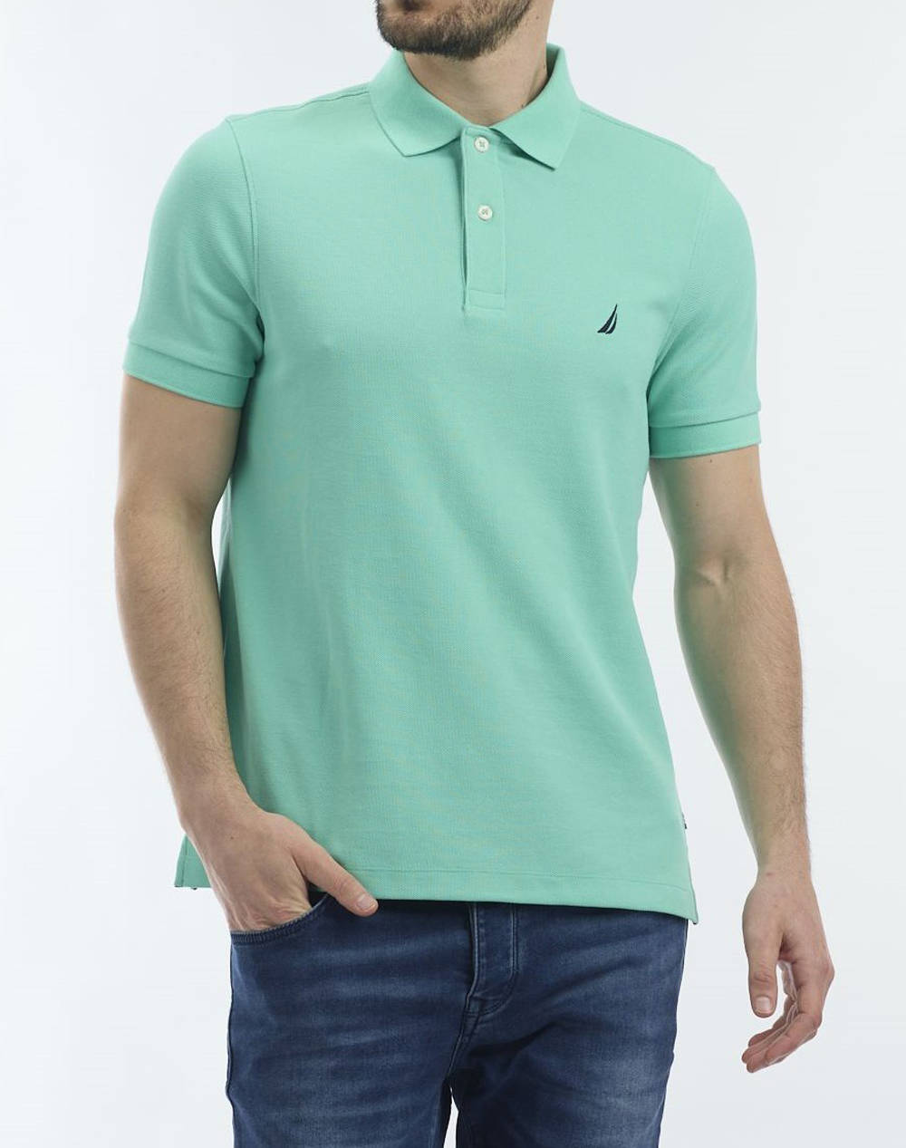 NAUTICA BLUZA POLO SS FCA CLASSIC FIT DECK POLO