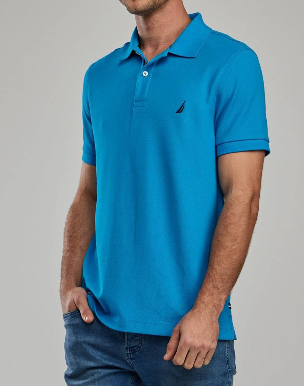 NAUTICA BLUZA POLO SS FCA CLASSIC FIT DECK POLO