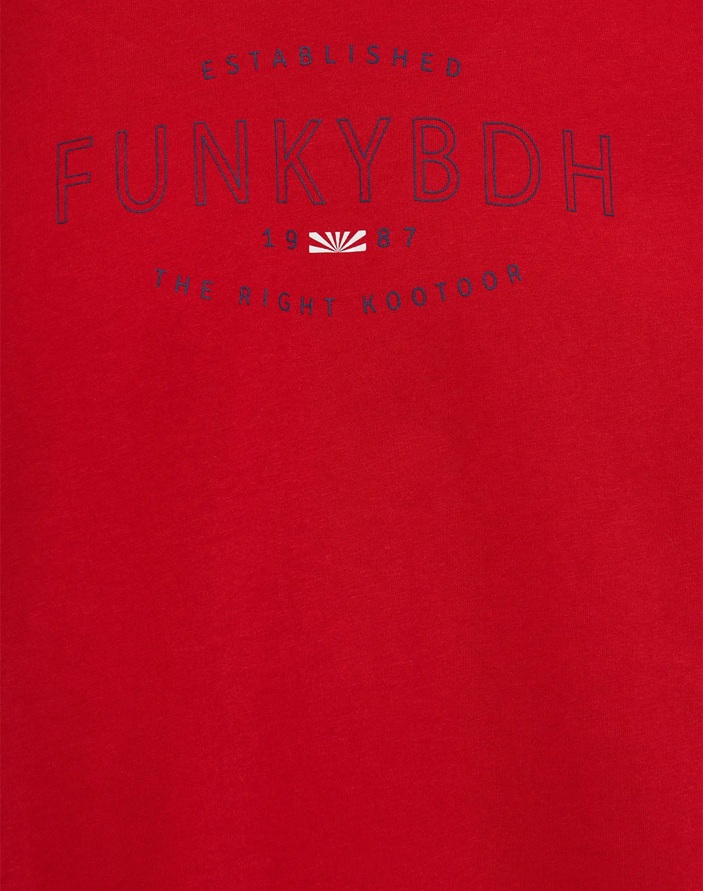 FUNKY BUDDHA T-shirt cu model tiparit Funky Buddha