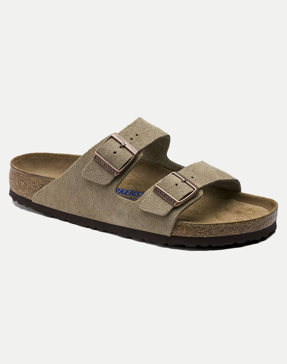 BIRKENSTOCK S25 LEATHER ARIZONA SFB LEVE TAUPE 35 - 46 NARROW CORE ESSENTIAL INCALTAMINTE UNISEX