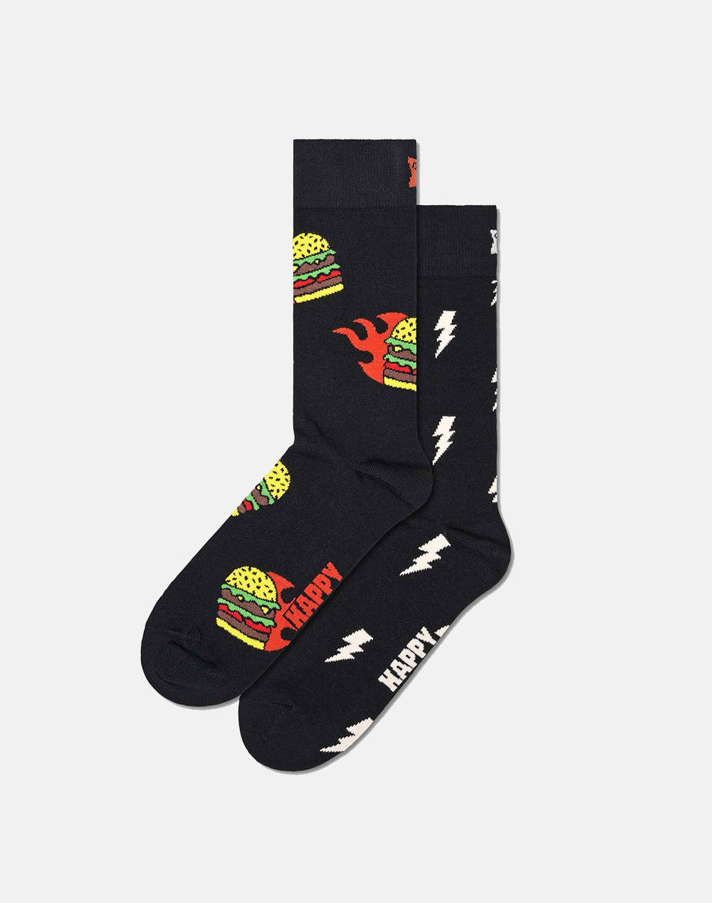 HAPPY SOCKS 2-Pack Blast Off Burger Socks Gift Set