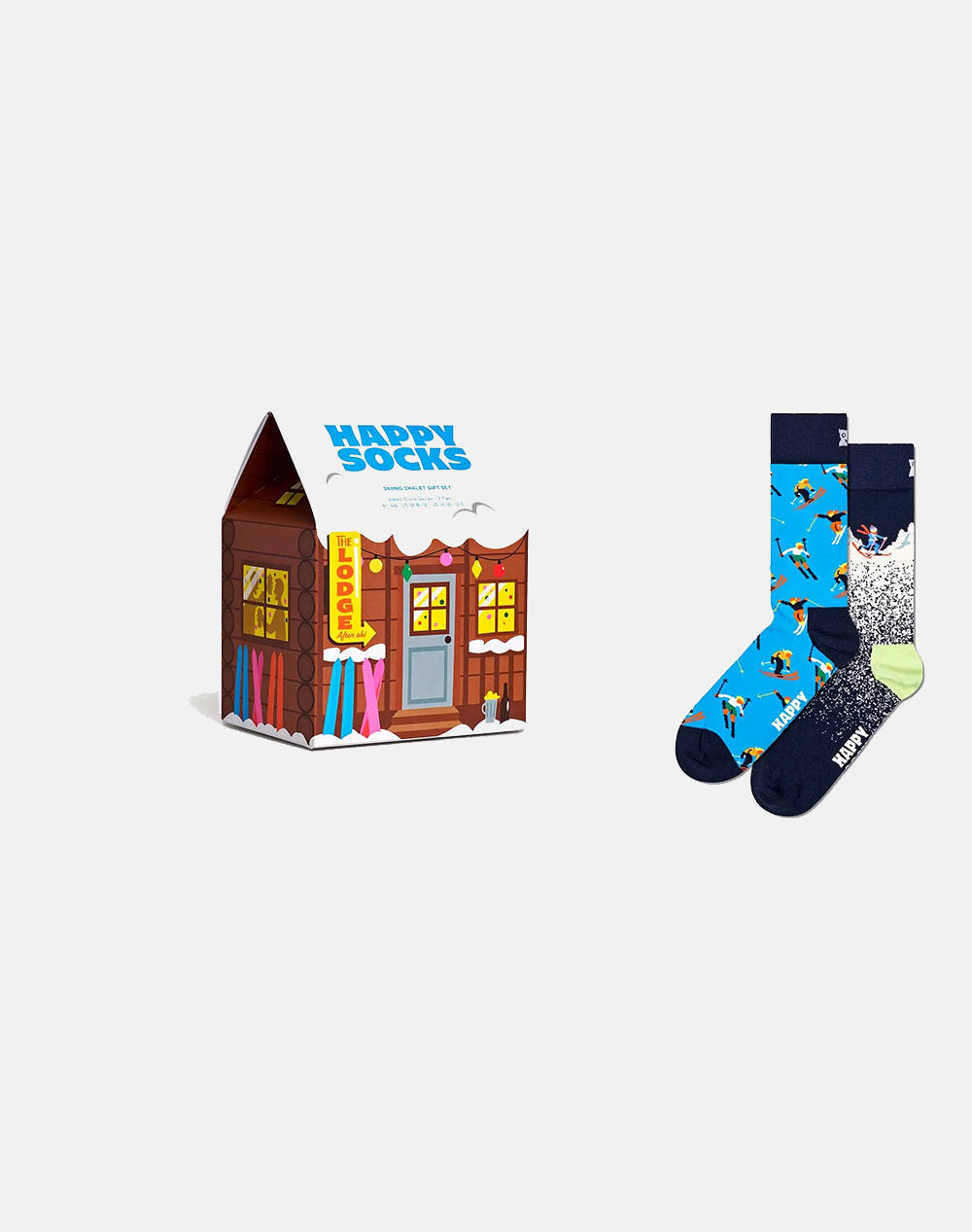 HAPPY SOCKS SOSETE AMBALAJ CADOU GIFT SET- 2 PERECHI