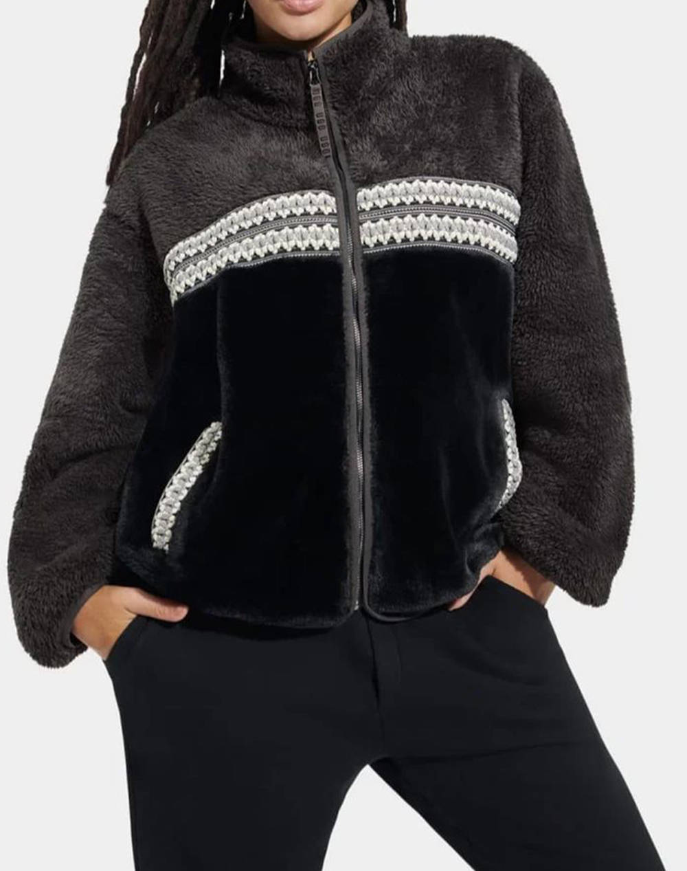 UGG Marlene Sherpa Jacket H Braid