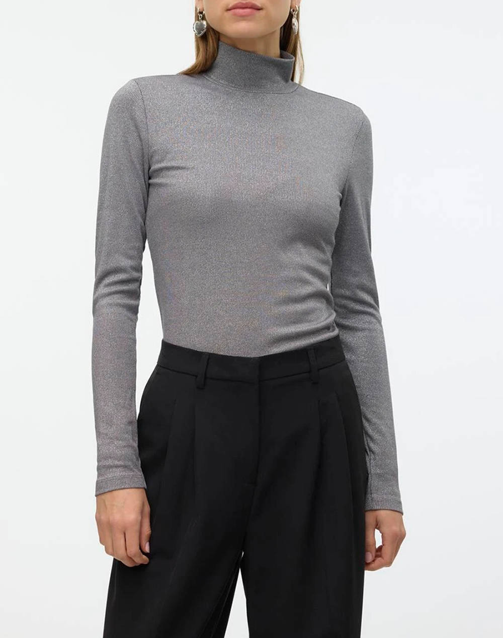 AWARE BY VERO MODA VMNICHOLLE LS ROLL NECK TOP VMA