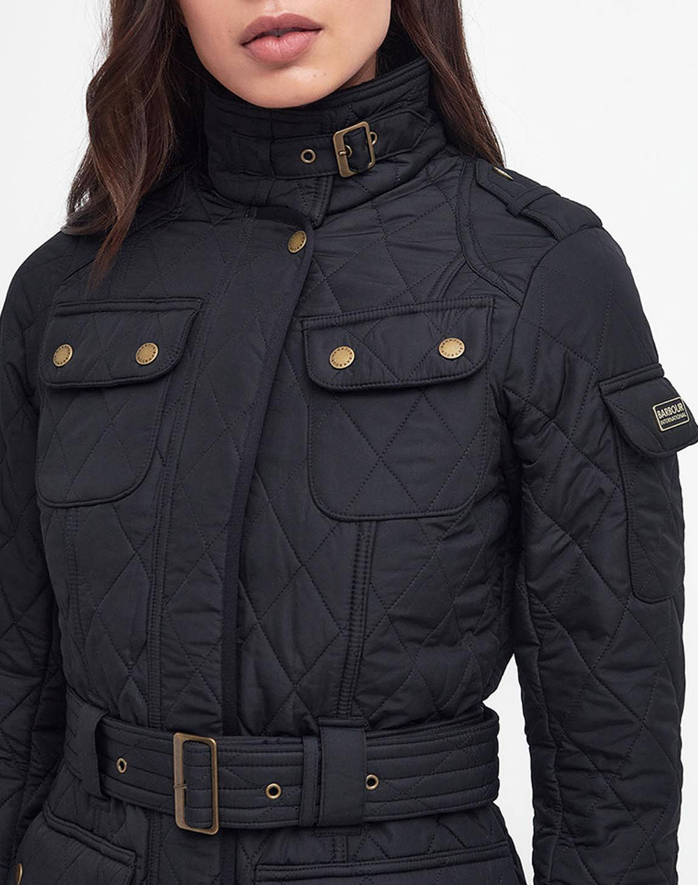 BARBOUR INTERNATIONAL POLARQUILT QUILTED JACKET GEACA