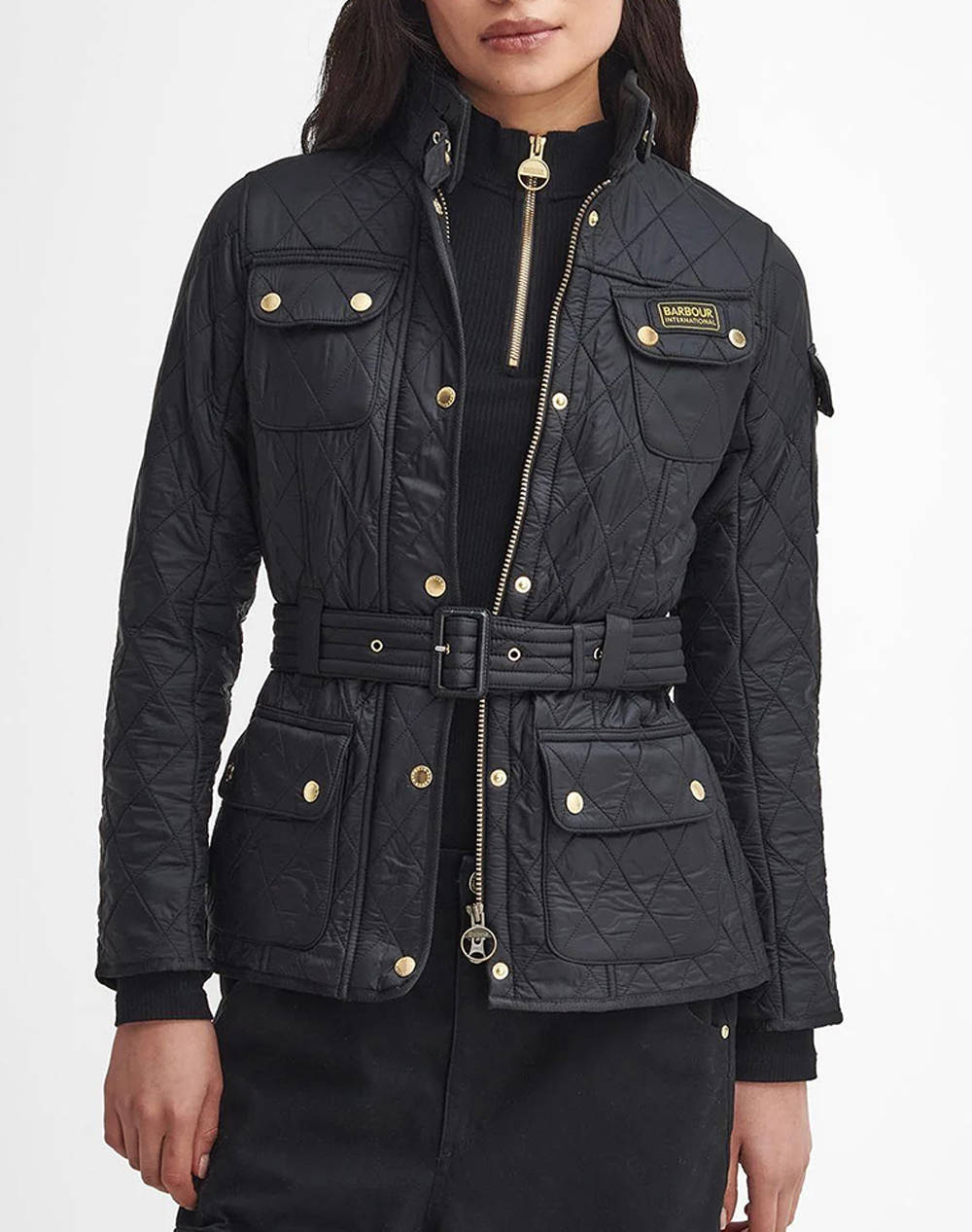 BARBOUR INTERNATIONAL POLARQUILT QUILTED JACKET GEACA