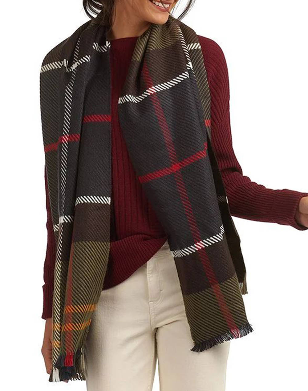 BARBOUR BLAIR TARTAN SCARF FULAR