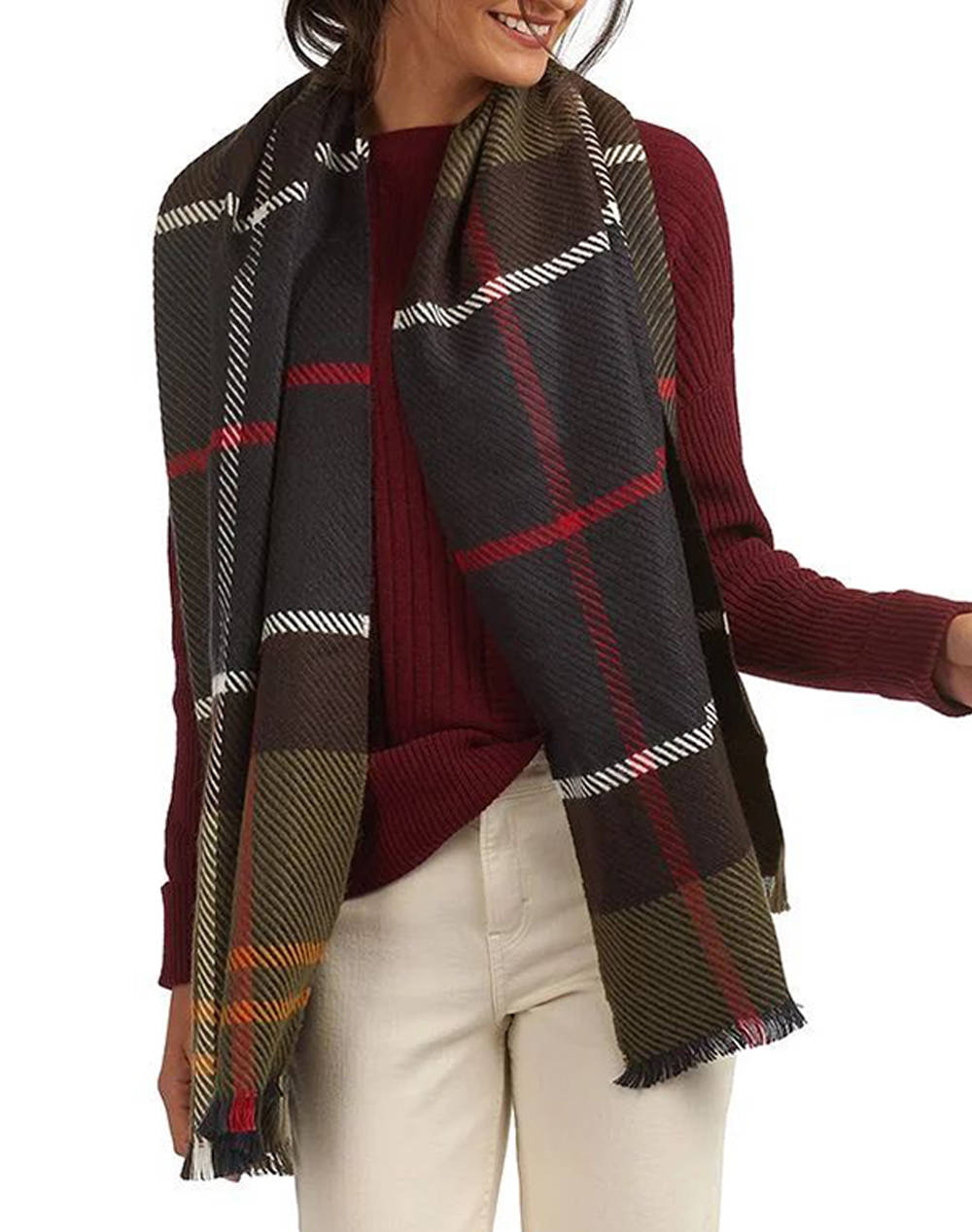 BARBOUR BLAIR TARTAN SCARF FULAR