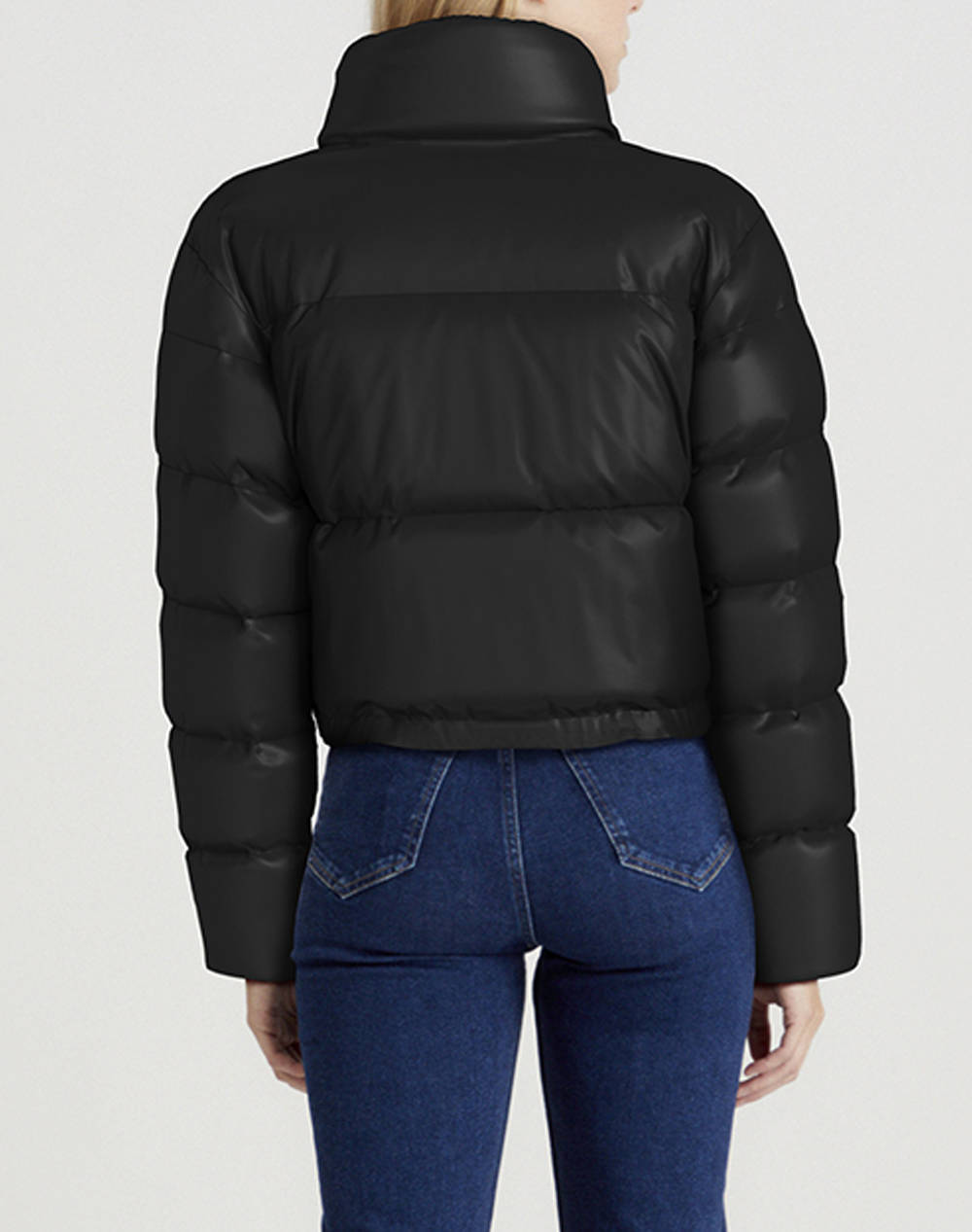 CALVIN KLEIN MATTE CROPPED ND PUFFER