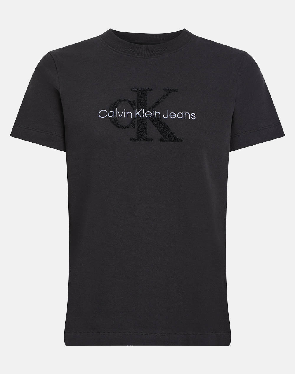 CALVIN KLEIN CHENILLE MONOLOGO REGULAR TEE