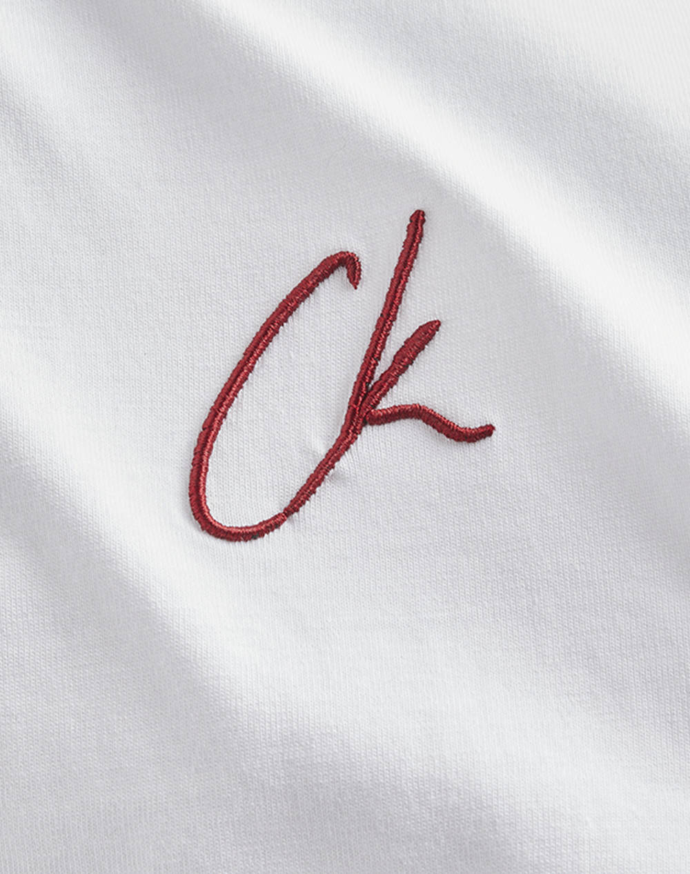 CALVIN KLEIN EMBROIDERED CK REGULAR TEE