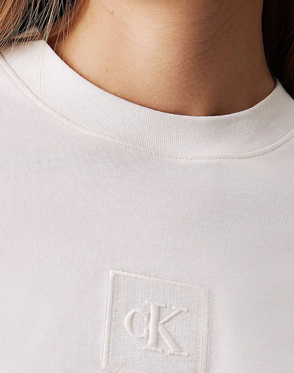 CALVIN KLEIN EMBROIDERED BOX REGULAR TEE