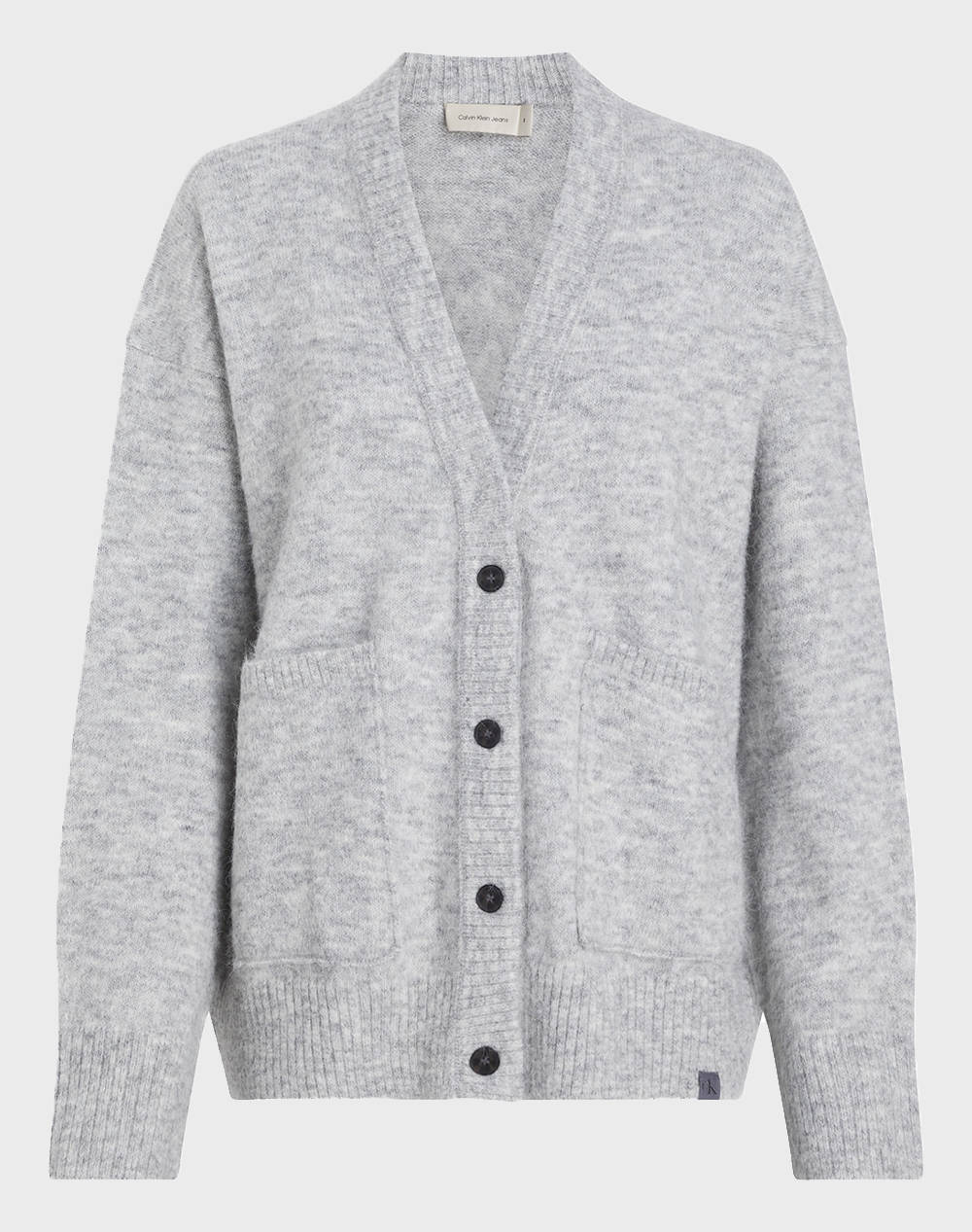 CALVIN KLEIN TEXTURED LOOSE SWEATER CARDIGAN