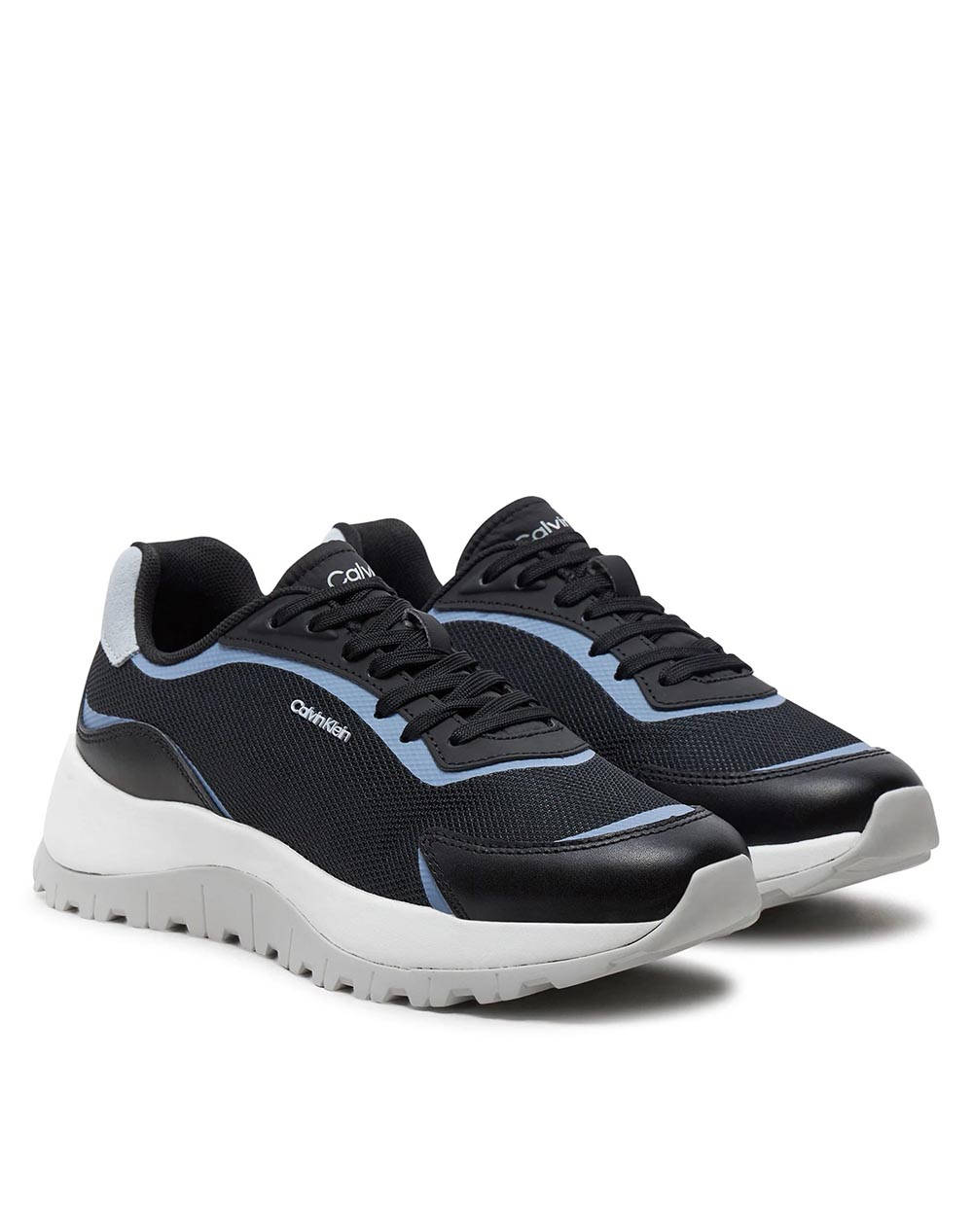 CALVIN KLEIN RUNNER LACE UP MESH MIX