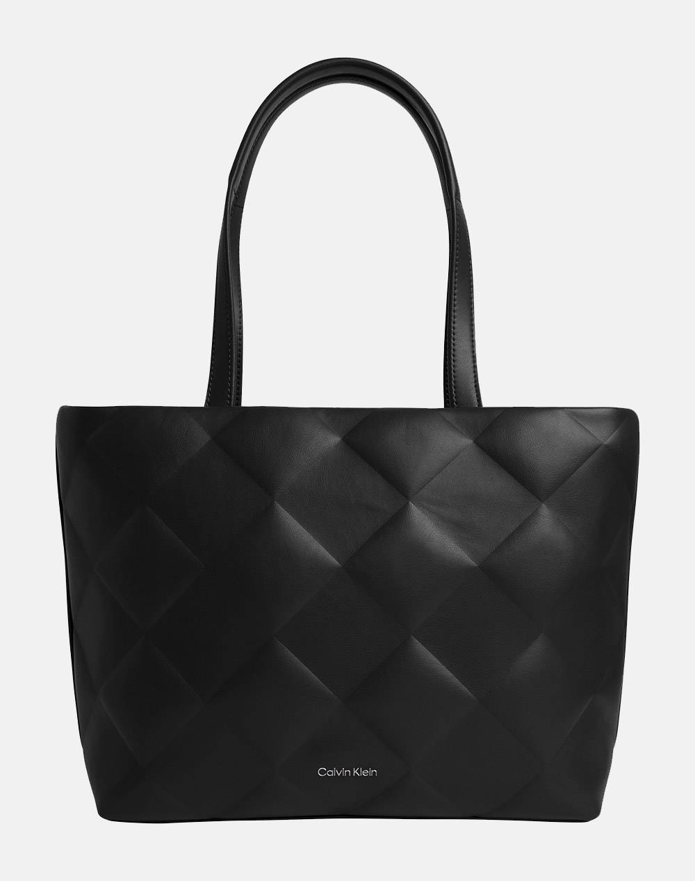 CALVIN KLEIN DIAMOND QUILT MEDIUM SHOPPER ( Dimensiuni: 31/38 x 26.5 x 11cm)