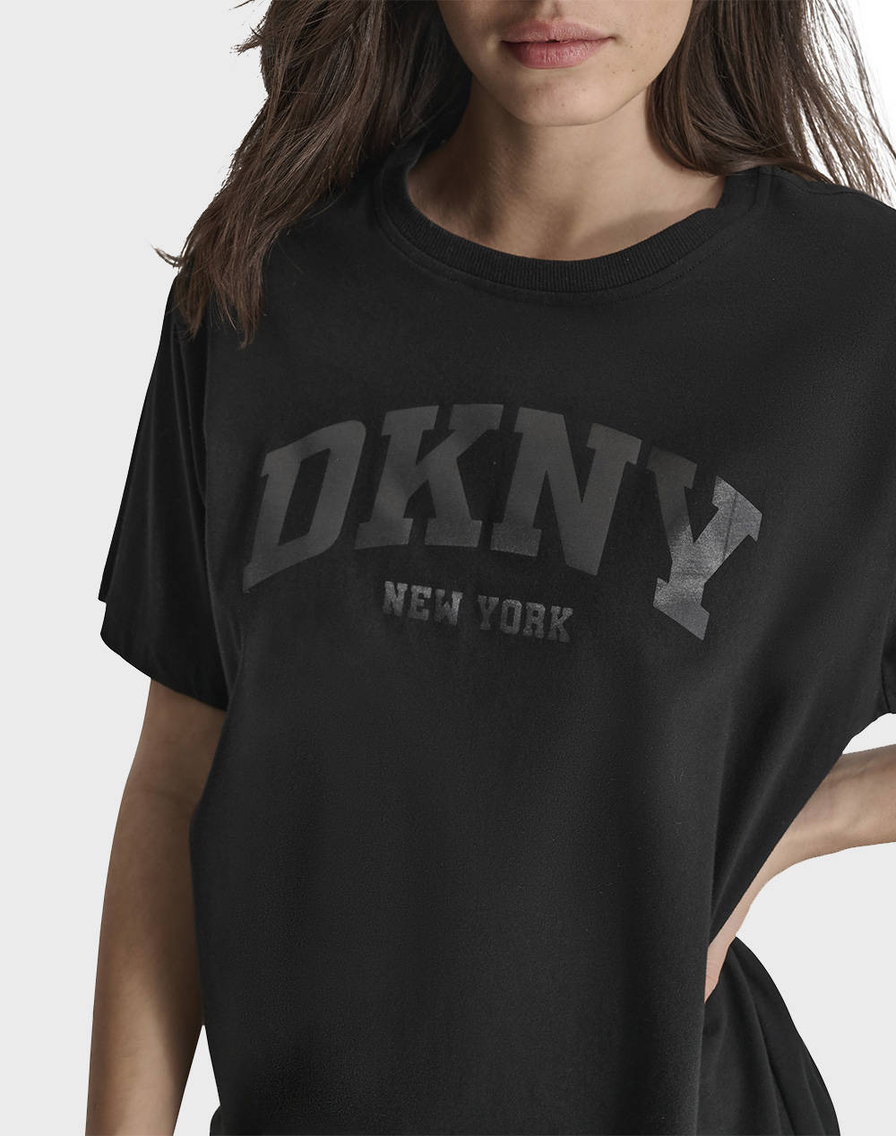 DKNY DP4T9812 LOGO BLUZA CU MANECA SCURTA DKNY