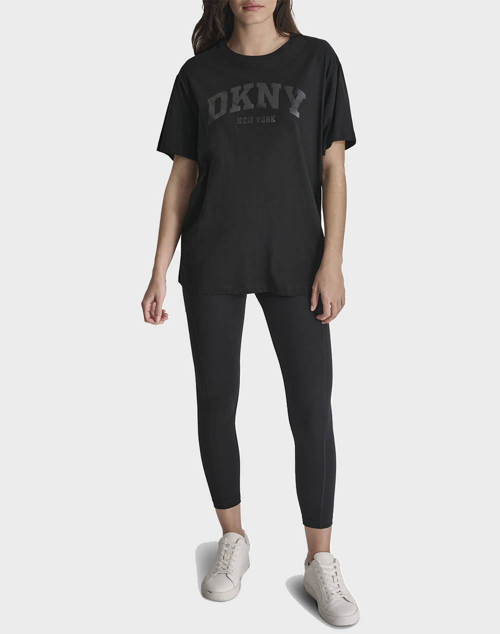 DKNY DP4T9812 LOGO BLUZA CU MANECA SCURTA DKNY