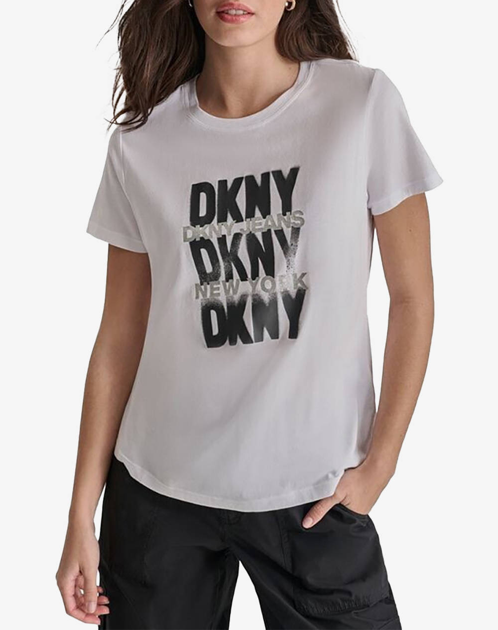 DKNY DJ4T1170 BLUZA CU MANECA SCURTA DKNY