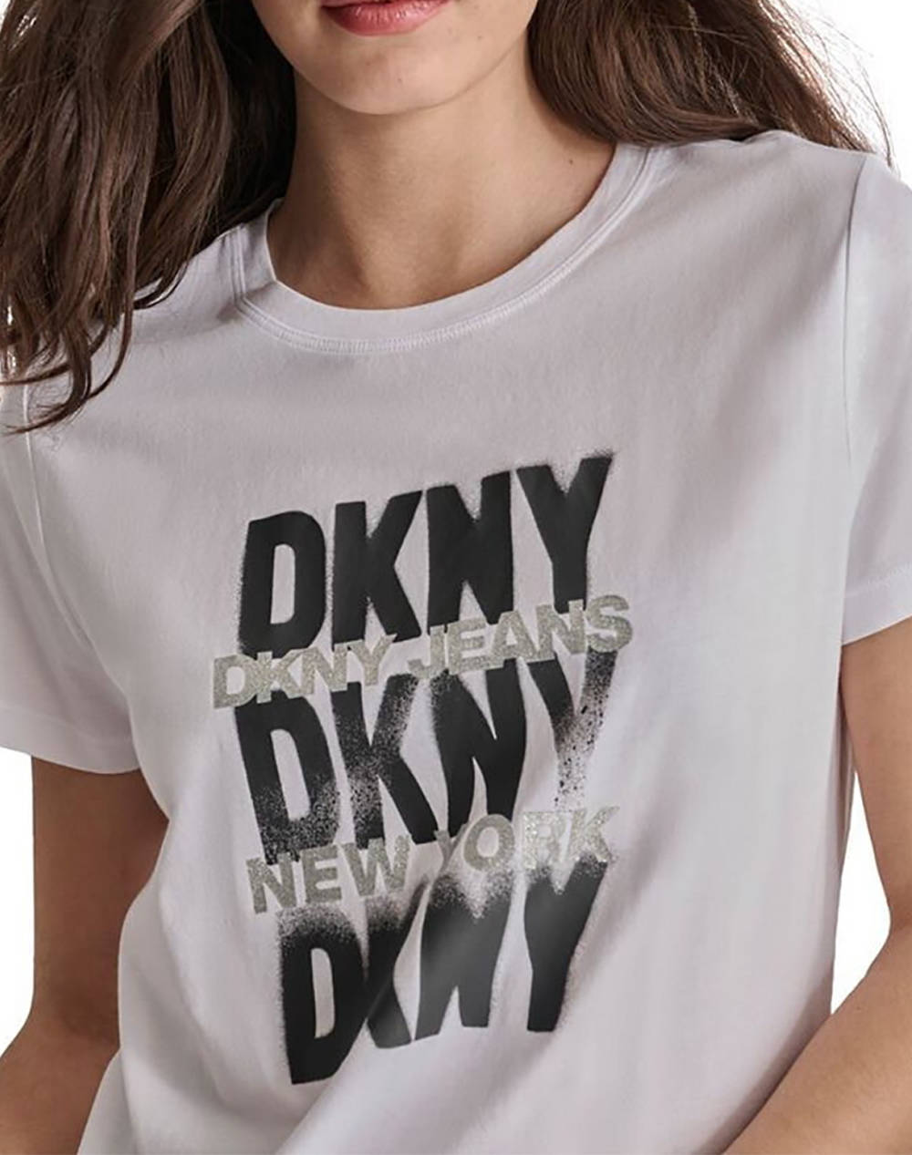 DKNY DJ4T1170 BLUZA CU MANECA SCURTA DKNY