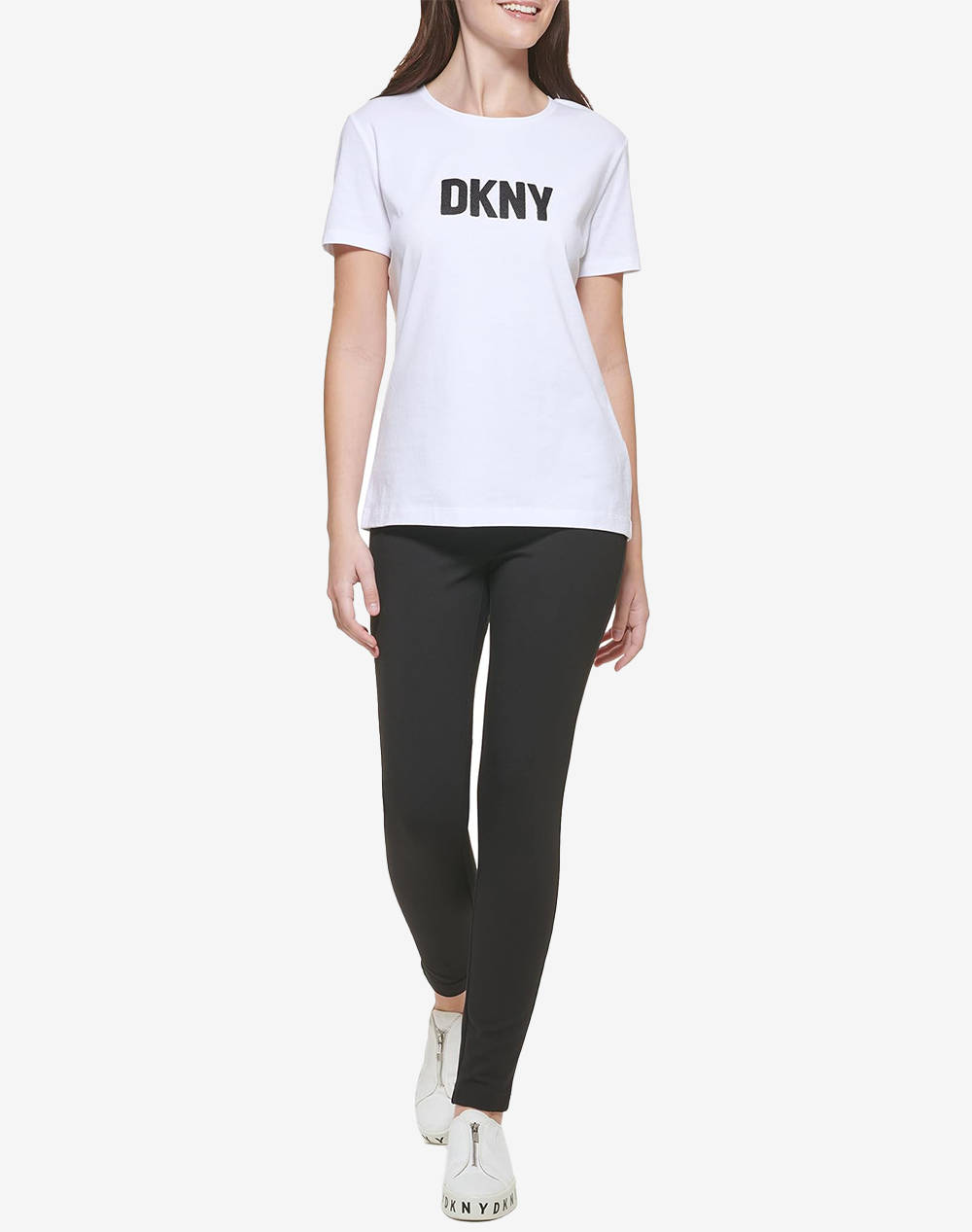 DKNY W3276CNA LOGO BLUZA MANECA SCURTA DKNY