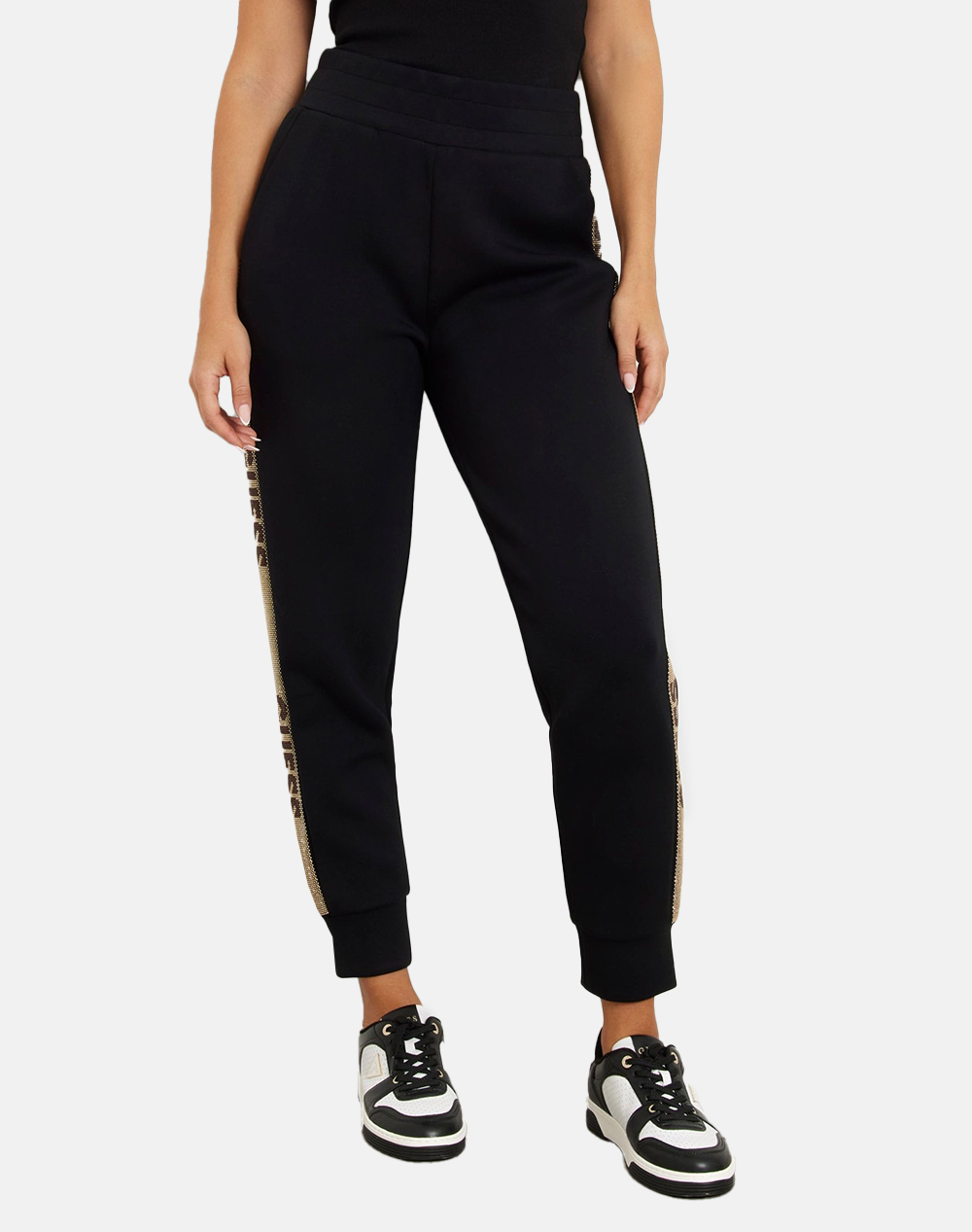 GUESS STUDS LOGO SWEATPANTS PANTALONI DE DAMA