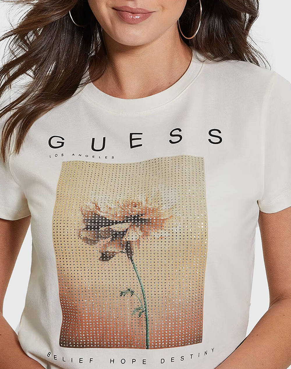 GUESS SS CN PICTURED STRAS BLUZA DE DAMA