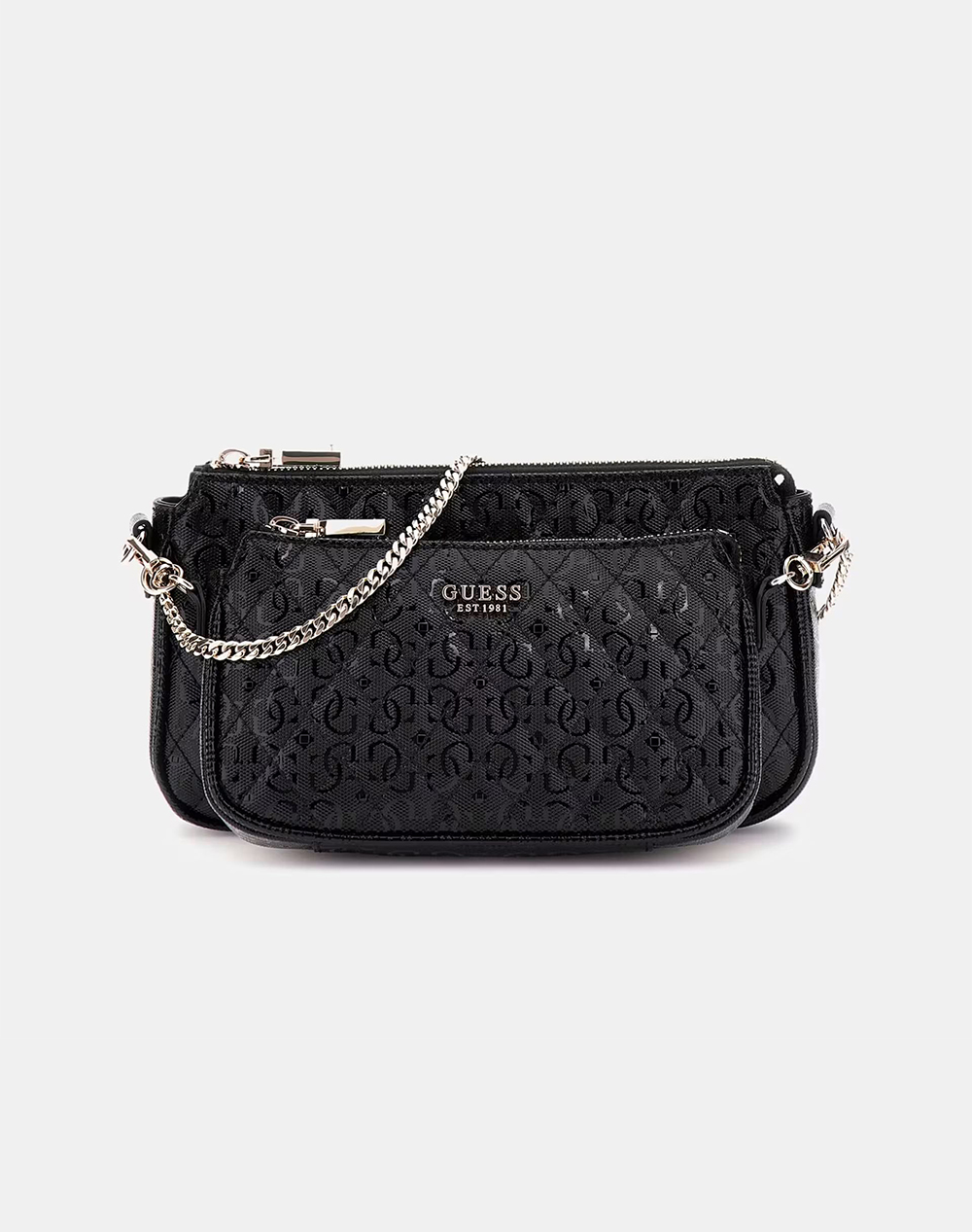 GUESS YARMILLA DBL POUCH CROSSBODY GEANTA DE DAMA (Dimensiuni: 24 x 13 x 5 cm)