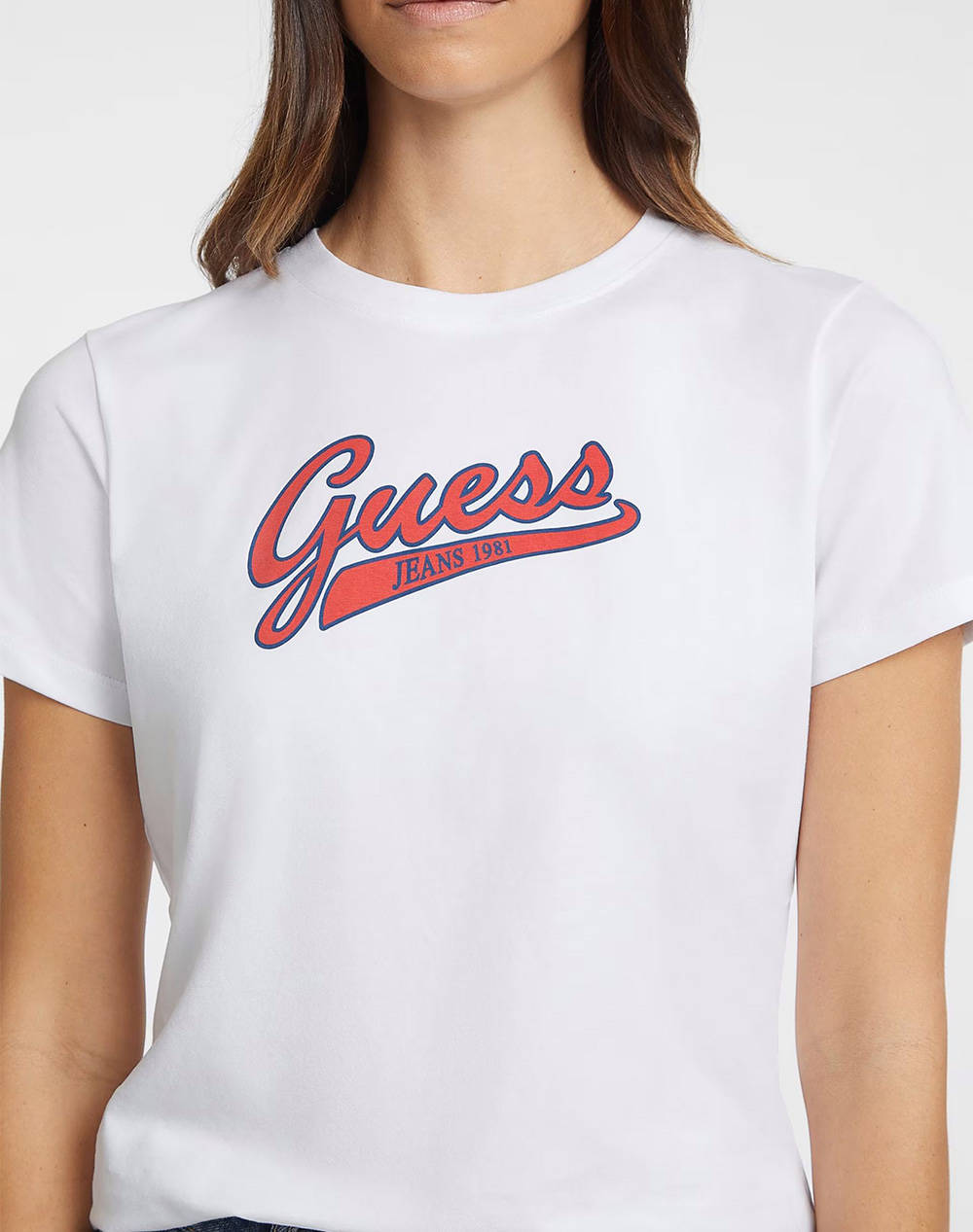 GUESS JEANS GJ SS CN REG SCRIPT TEE BLUZA DE DAMA