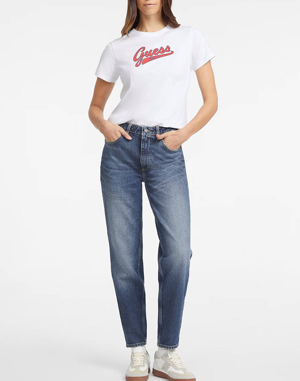 GUESS JEANS GJ SS CN REG SCRIPT TEE BLUZA DE DAMA