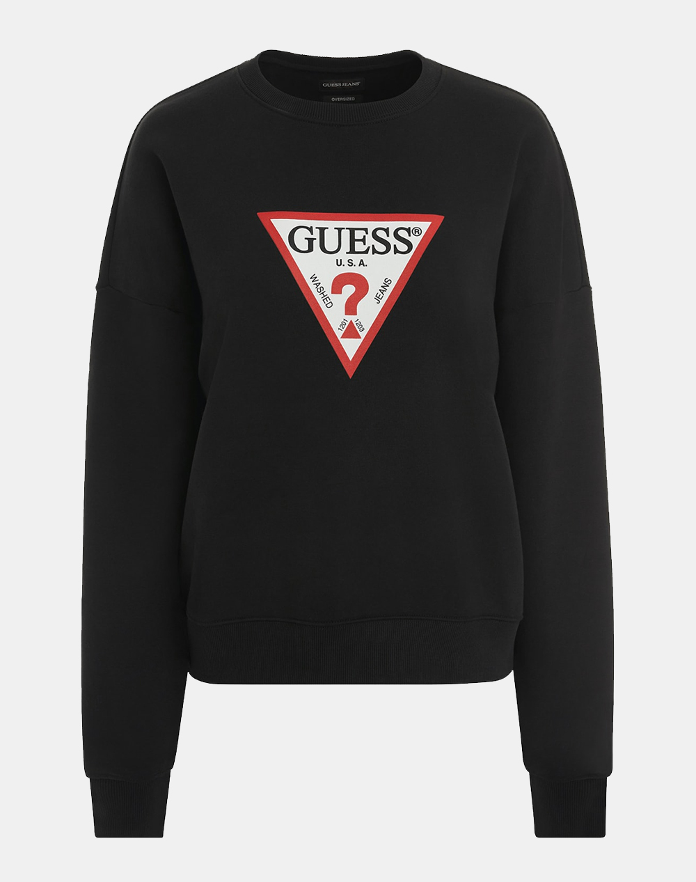 GUESS JEANS GJ CN OS ICONIC TRIANGLE SWEAT HANORAC DE DAMA